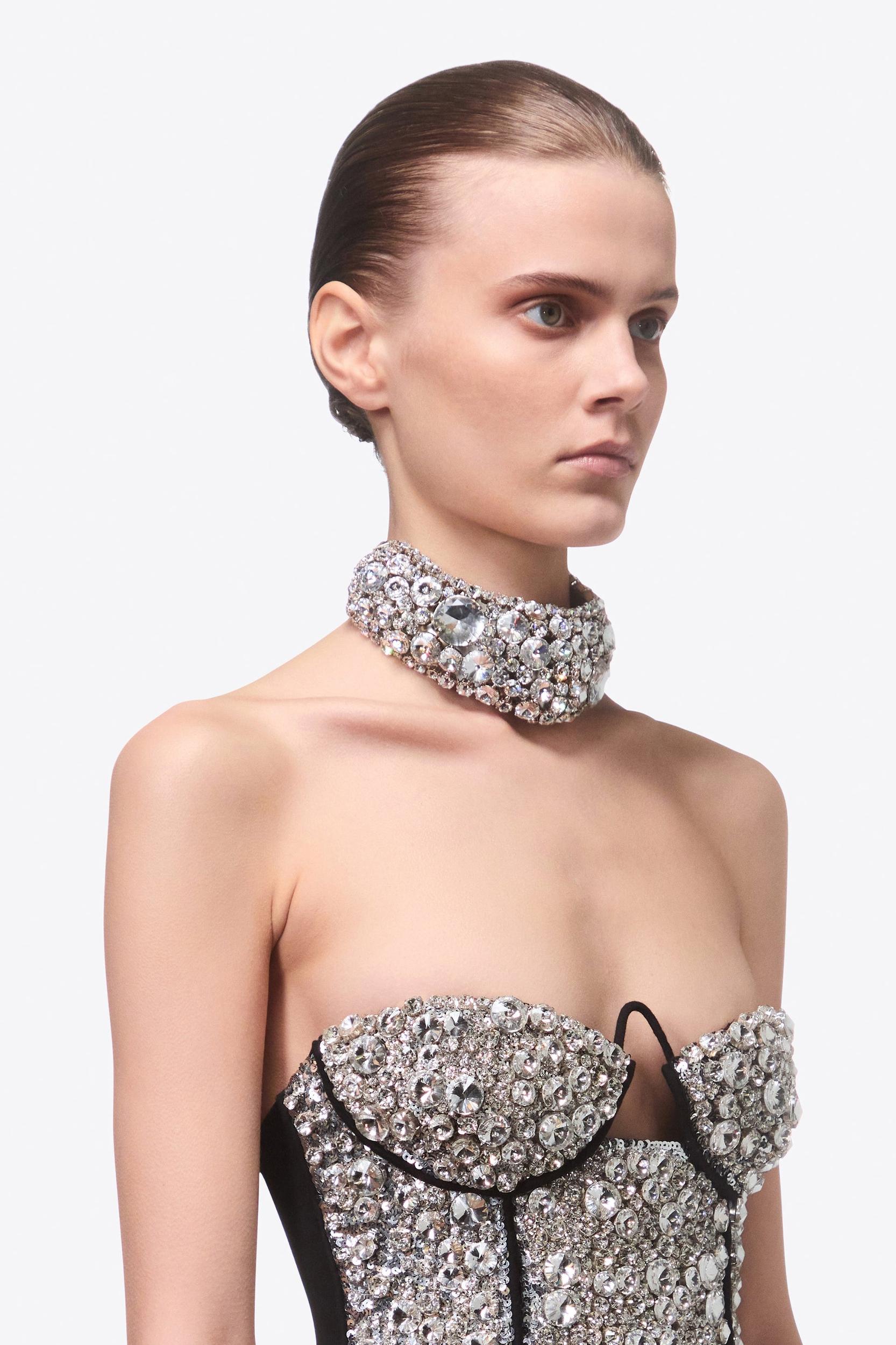 Crystal Bone Choker Product Image