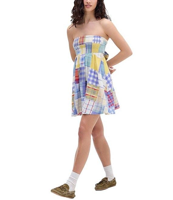BDG Urban Outfitters Aurora Sleevleess Patchwork Minidress Product Image