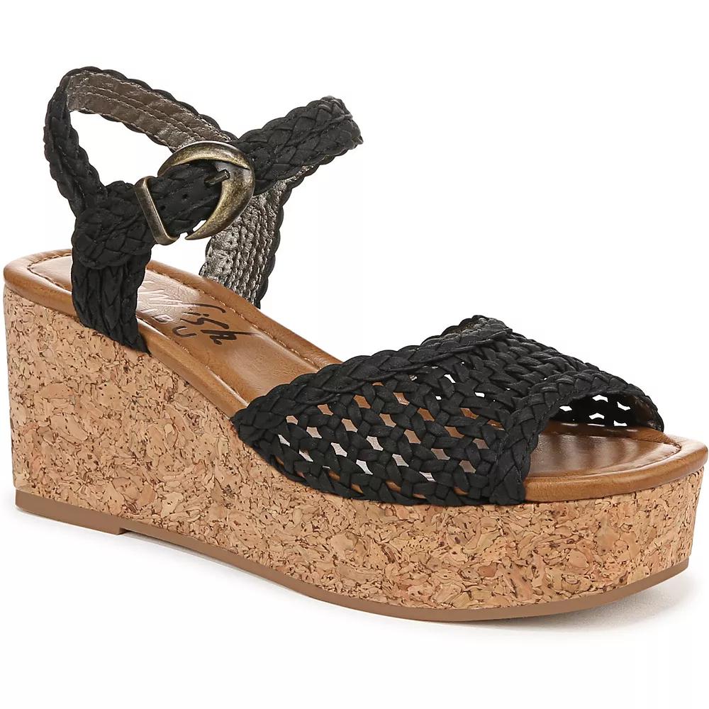 Blowfish Malibu Aric Women's Wedge Sandals, Size: 9, Black Product Image