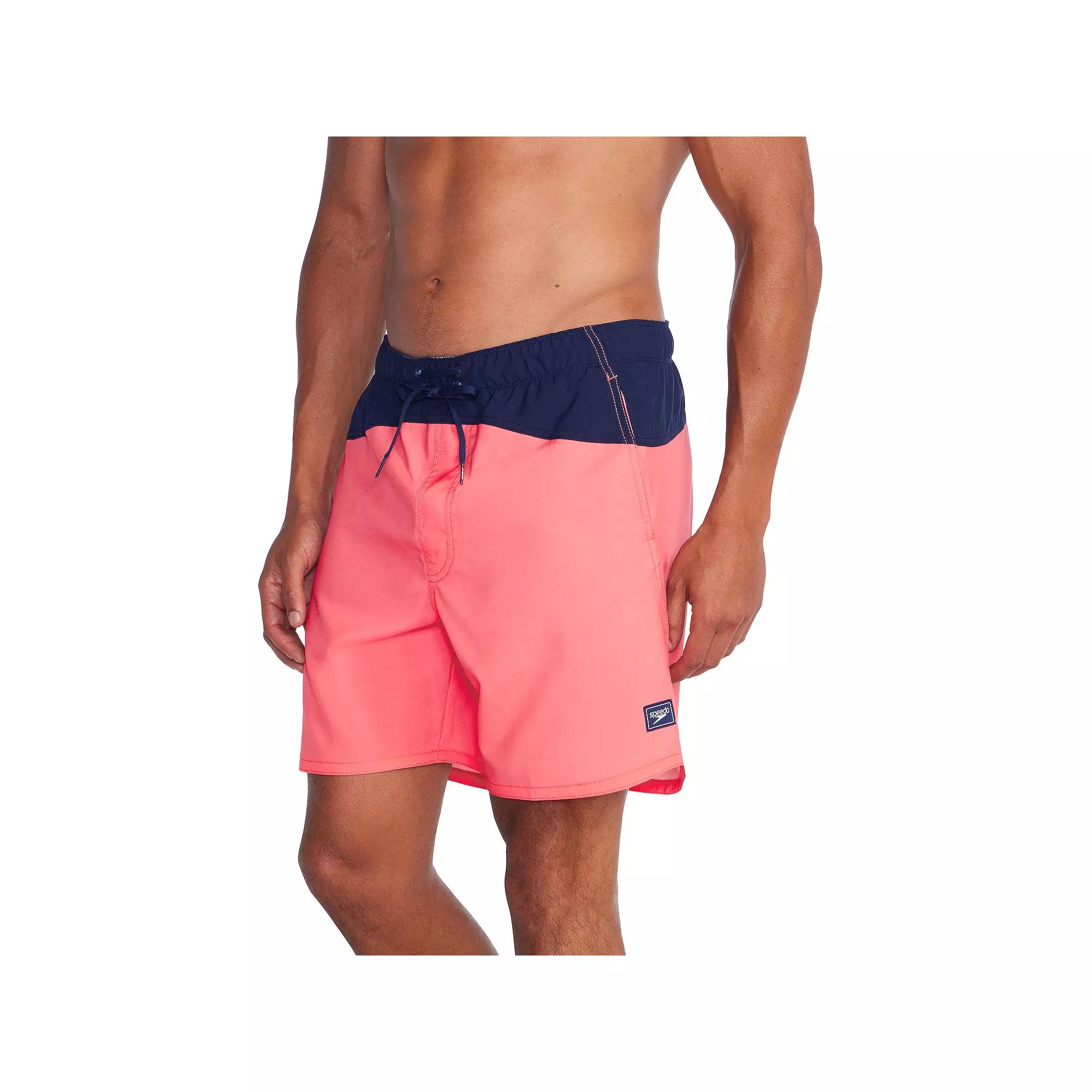 Men's Speedo 6.5" Marina Flex Swim Trunks, Size: XL, Pink Product Image