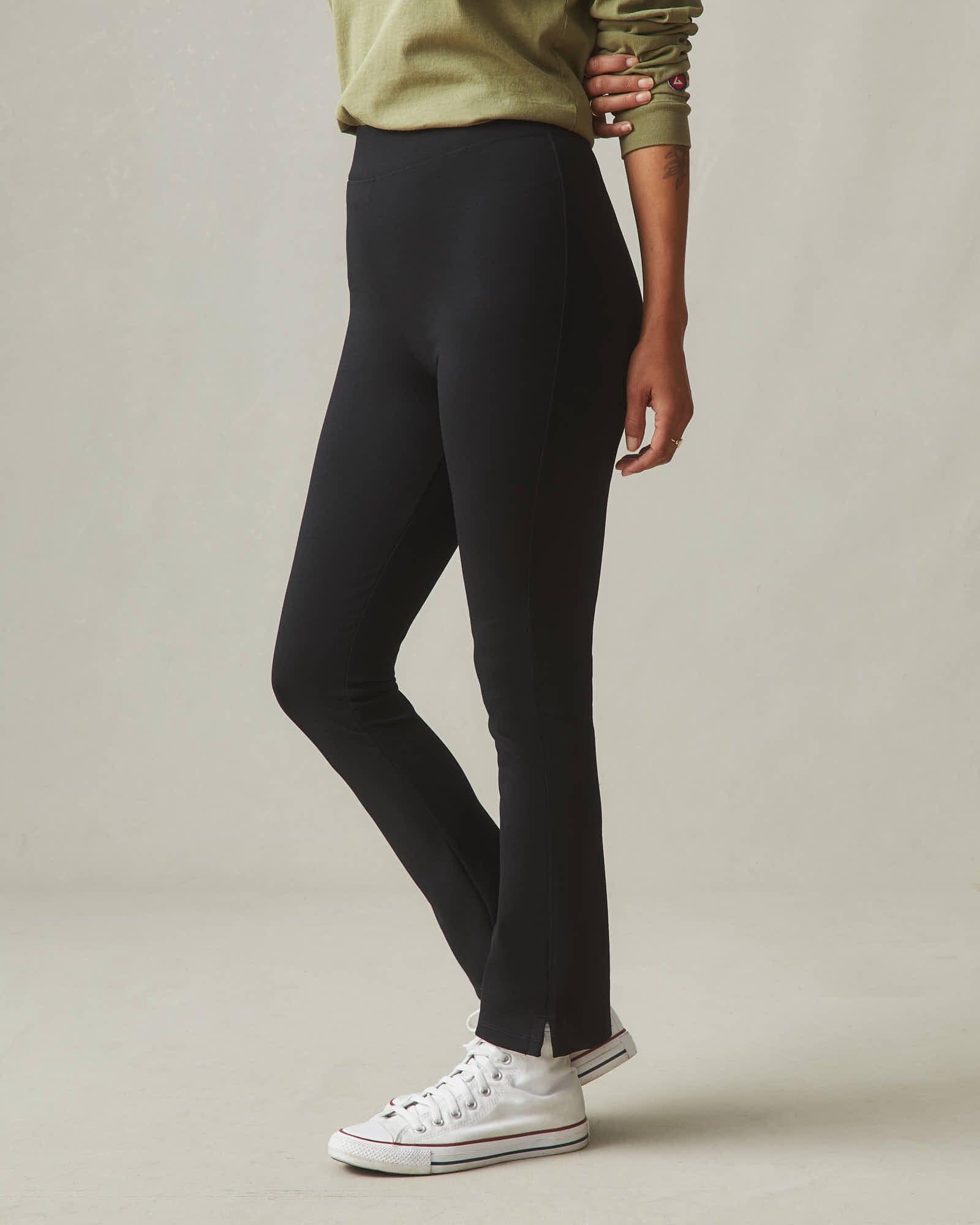 Ponte Kick Flare Pant - Super Black Female Product Image