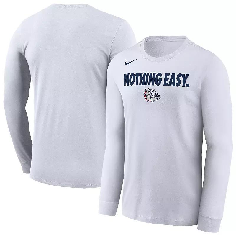 Creighton Nike Mens College Long-Sleeve T-Shirt | M22284MMBJ-WHT Product Image