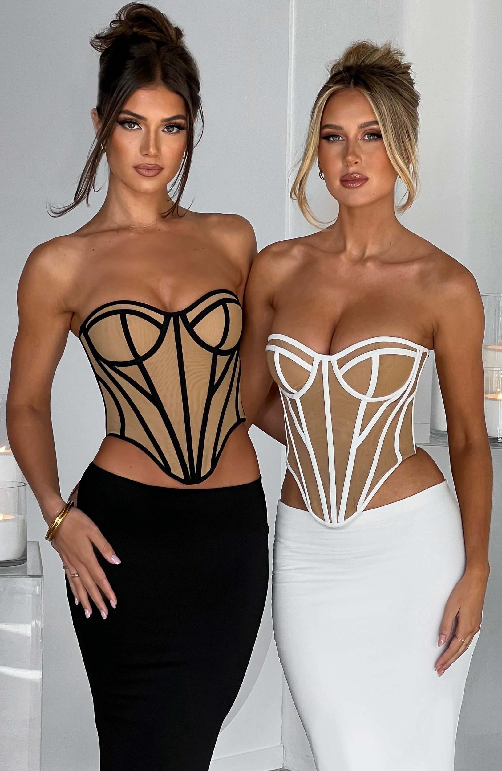 Santanna Corset - Ivory/Nude Product Image