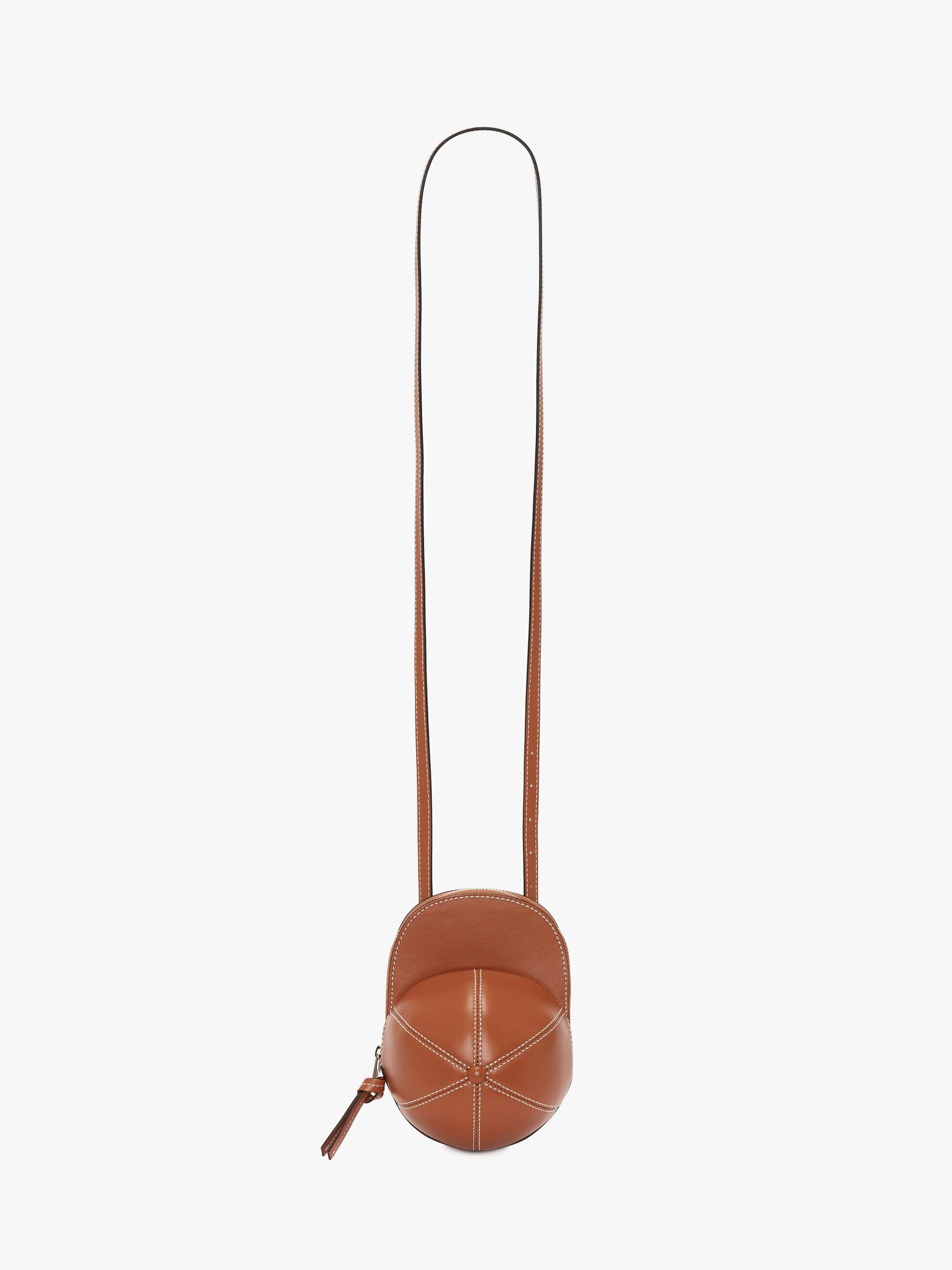 MEDIUM CAP BAG - LEATHER CROSSBODY BAG Product Image