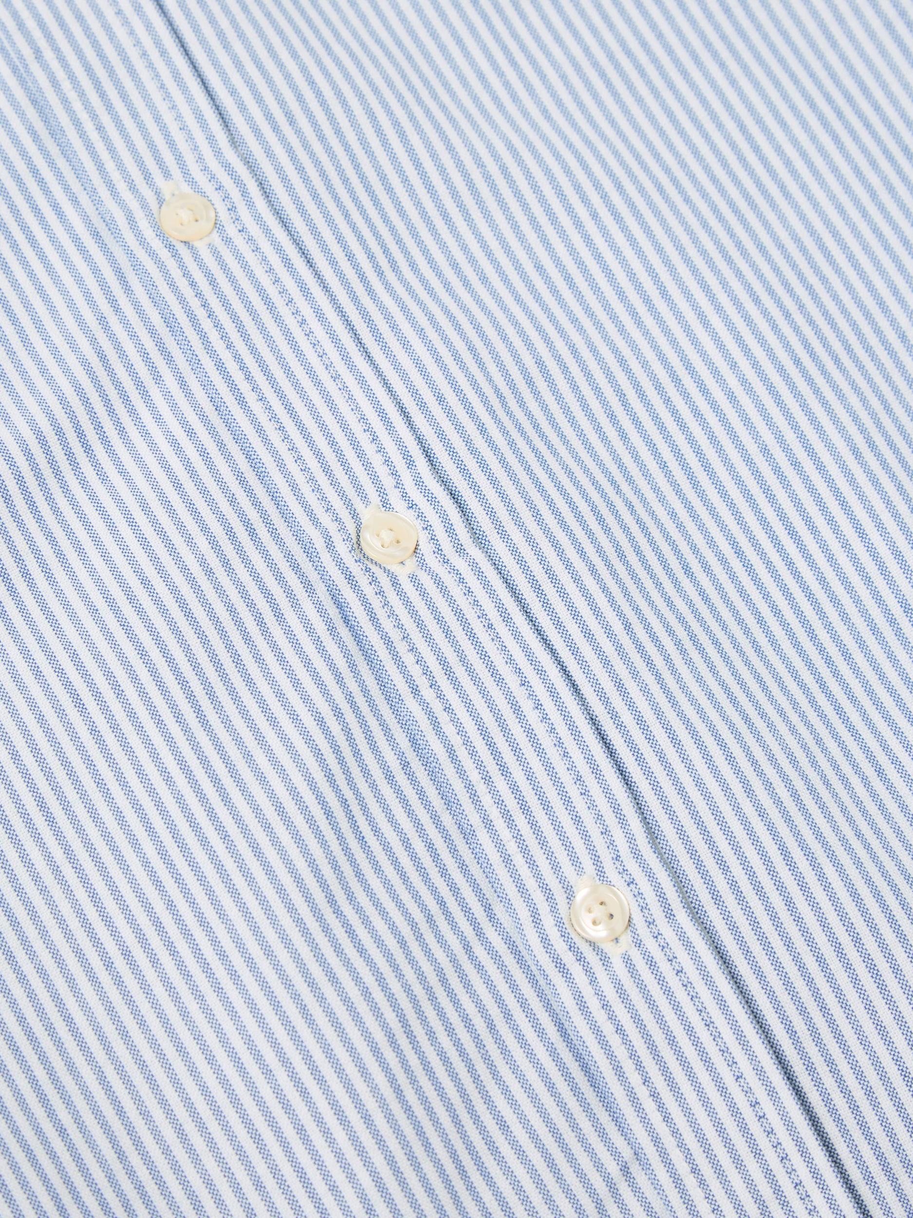 Universal Works Daybrook Shirt in Blue Oxford Stripe Product Image