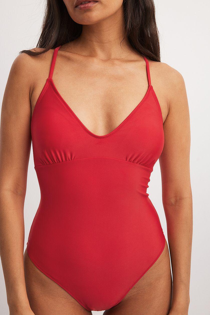 Lacing Back Swimsuit Product Image