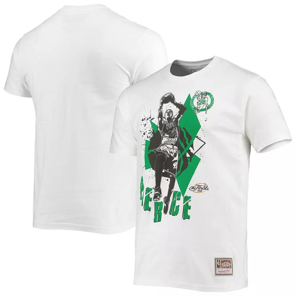Men's Mitchell & Ness Paul Pierce White Boston Celtics Suite Sensations Player T-Shirt,  Product Image