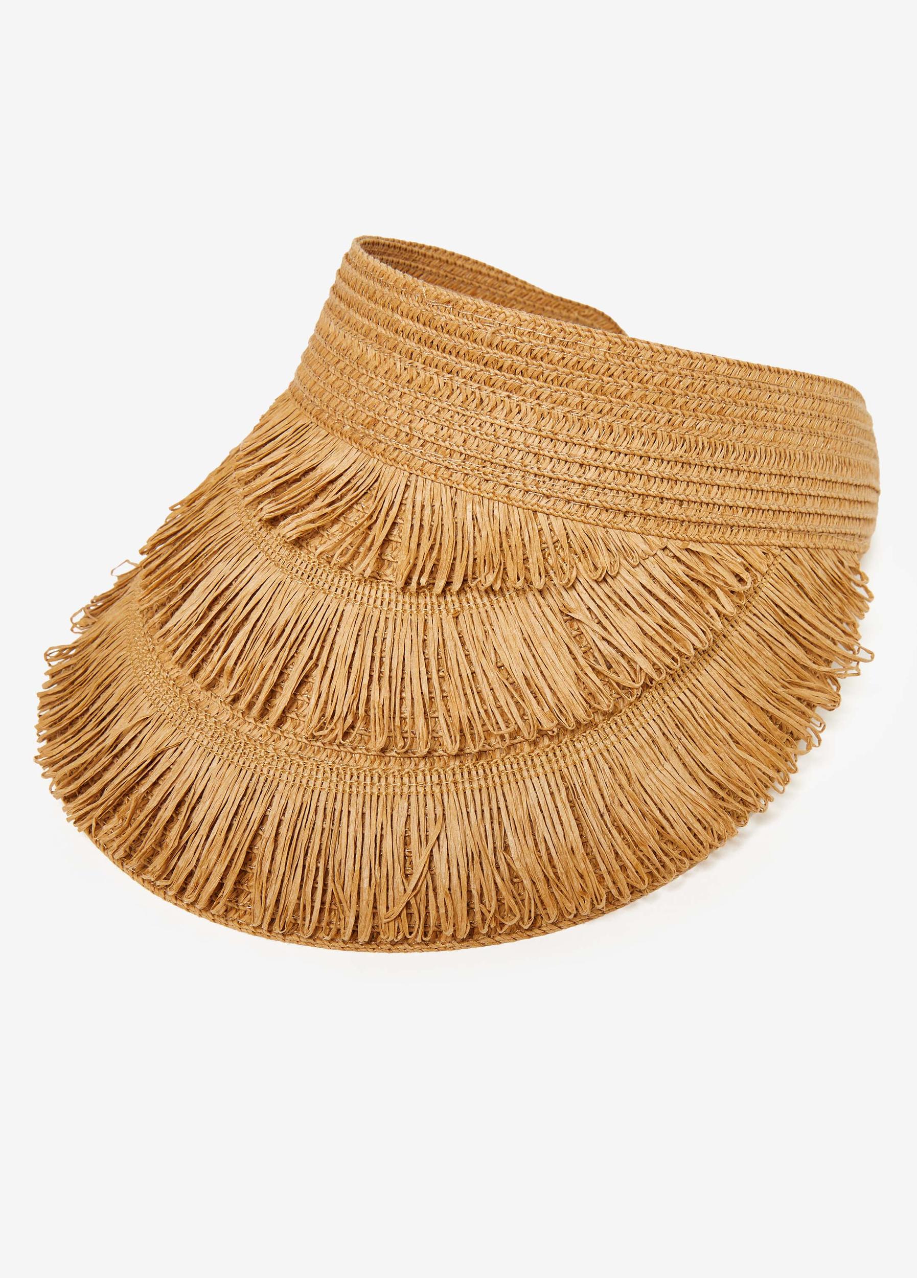 Tiered Straw Visor Product Image