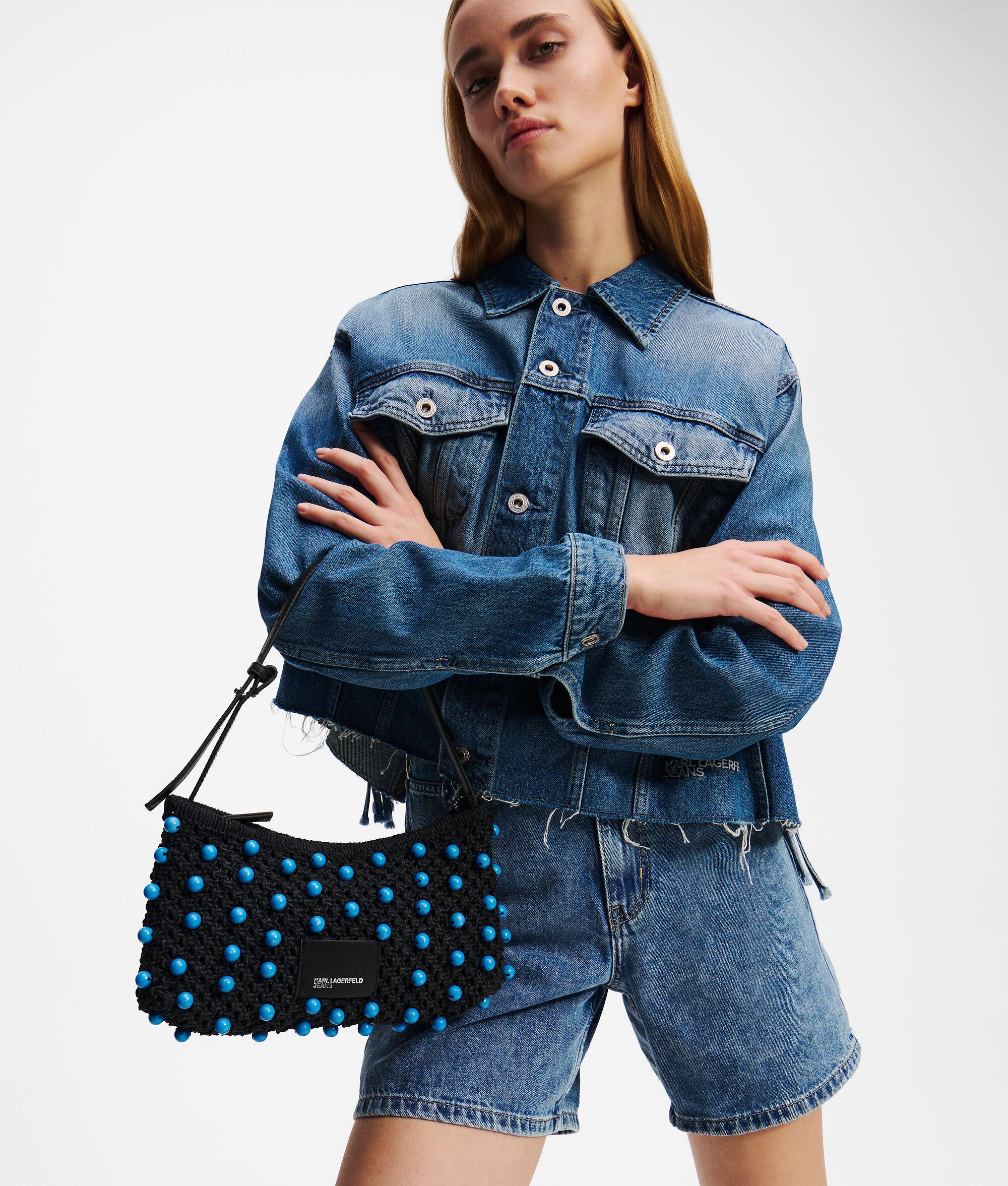 CROCHET BEADED SHOULDER BAG Product Image