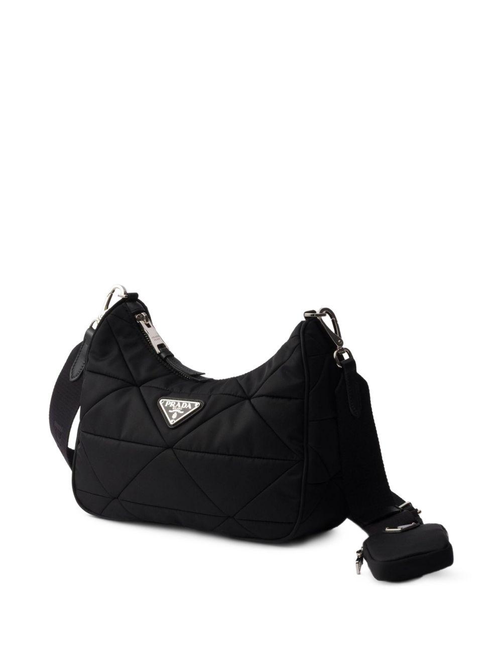 Re-Nylon padded quolted shoulder bag Product Image