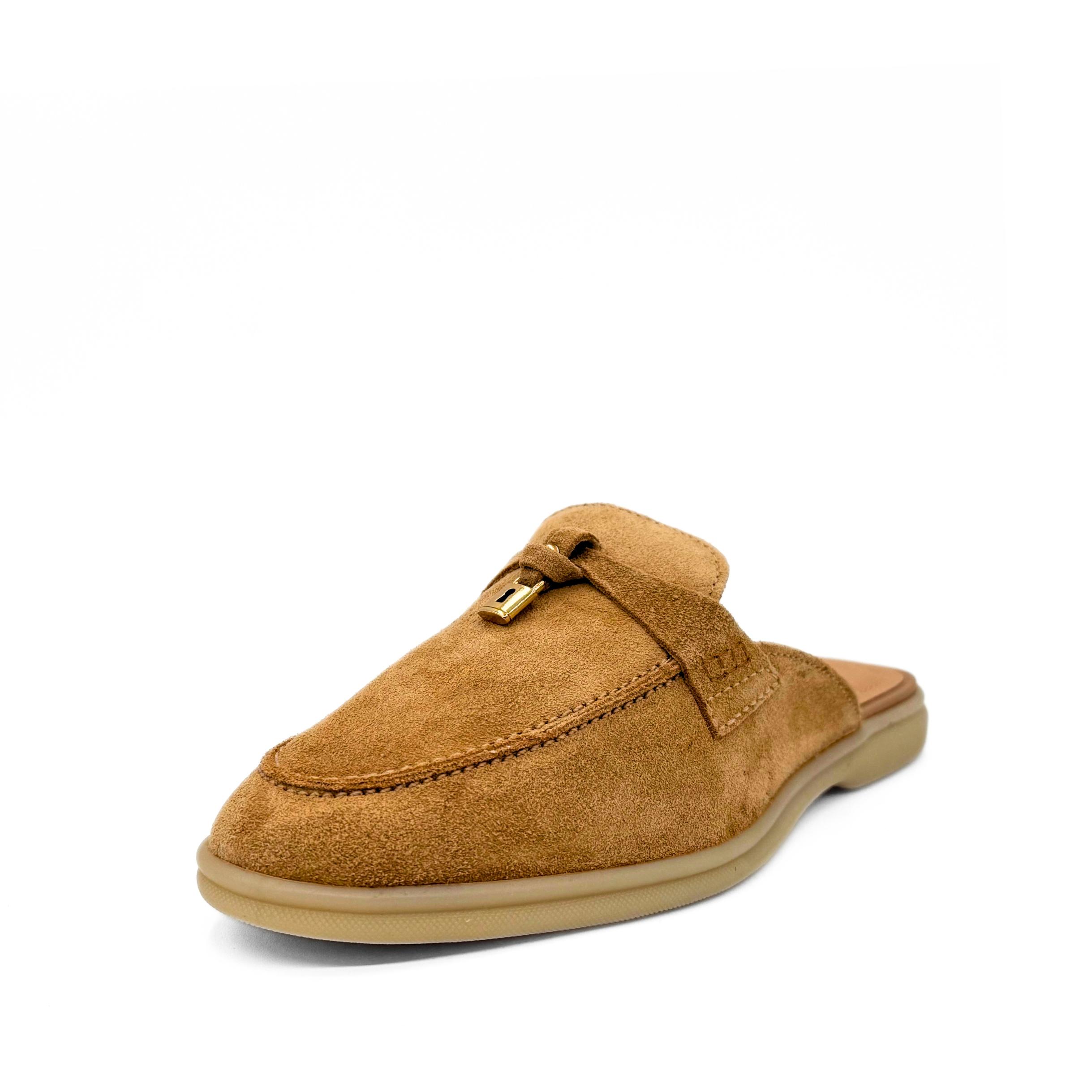 Lasso Suede Slip On Loafers Product Image