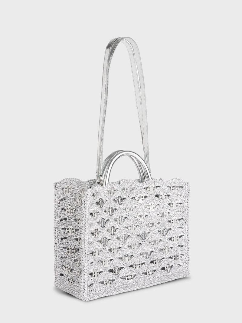 TOTE BAG IN LUREX RAFFIA Product Image