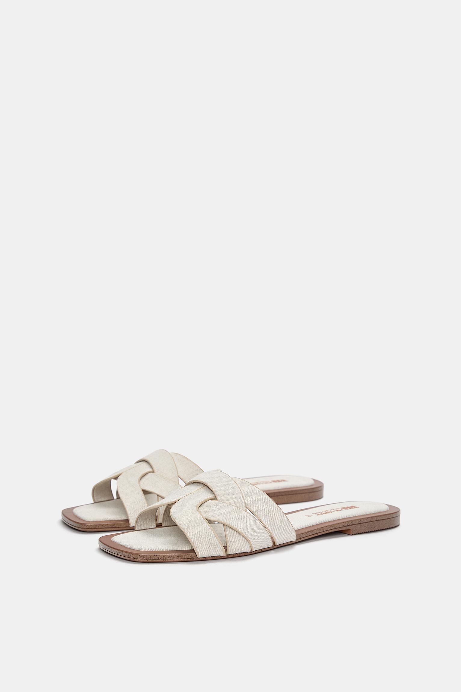 Flat fabric sandals Product Image