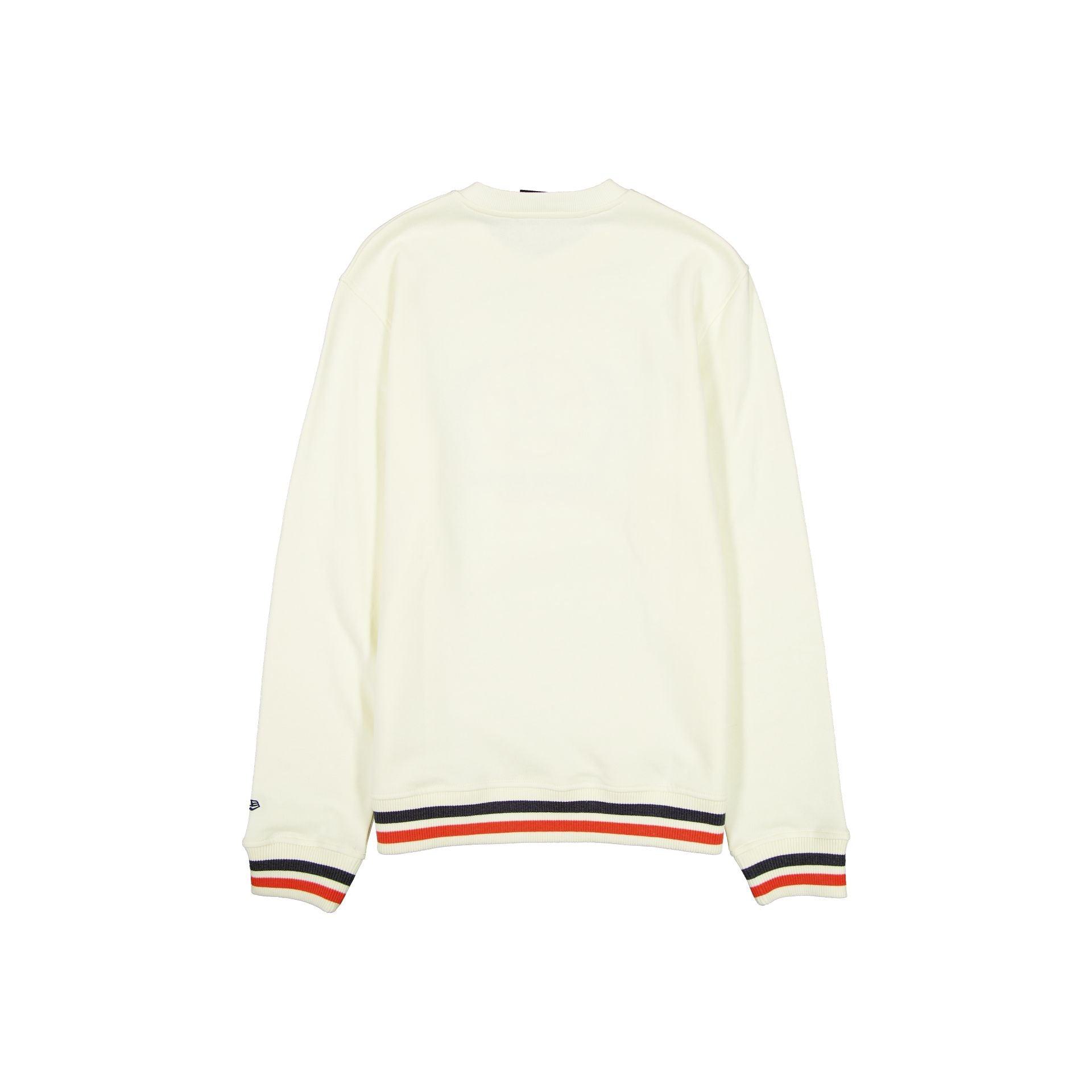 Los Angeles Dodgers Throwback Chrome White Crewneck Male Product Image