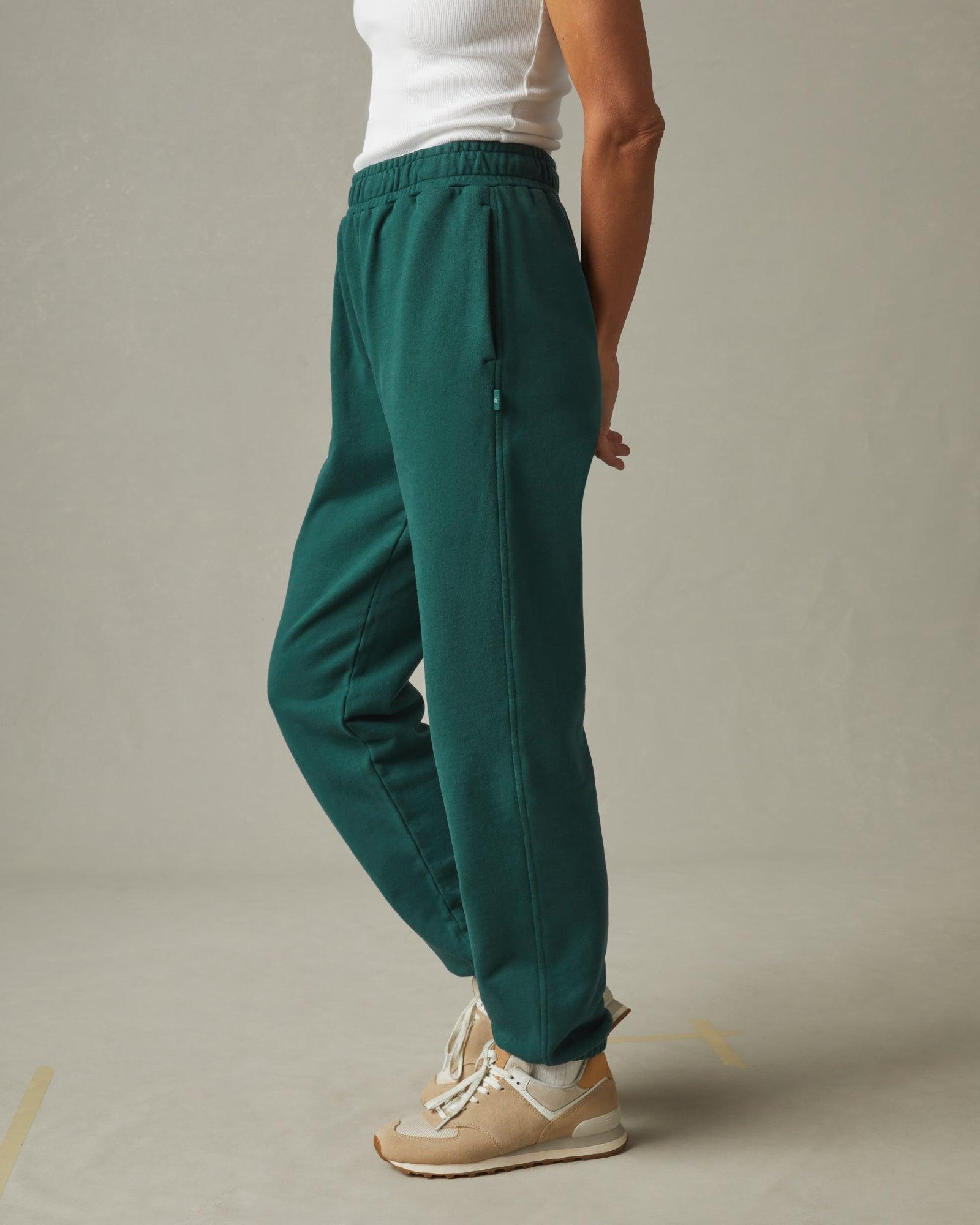 Women's Premium Midweight Sweatpant - Monstera Green Female Product Image