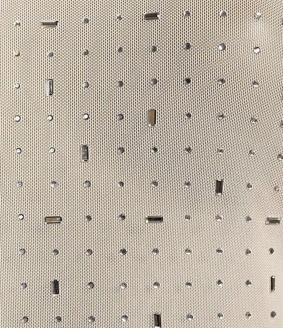 Gianni Bini Junie Rhinestone Mesh Crew Neck Long Sleeve Crop Top Product Image