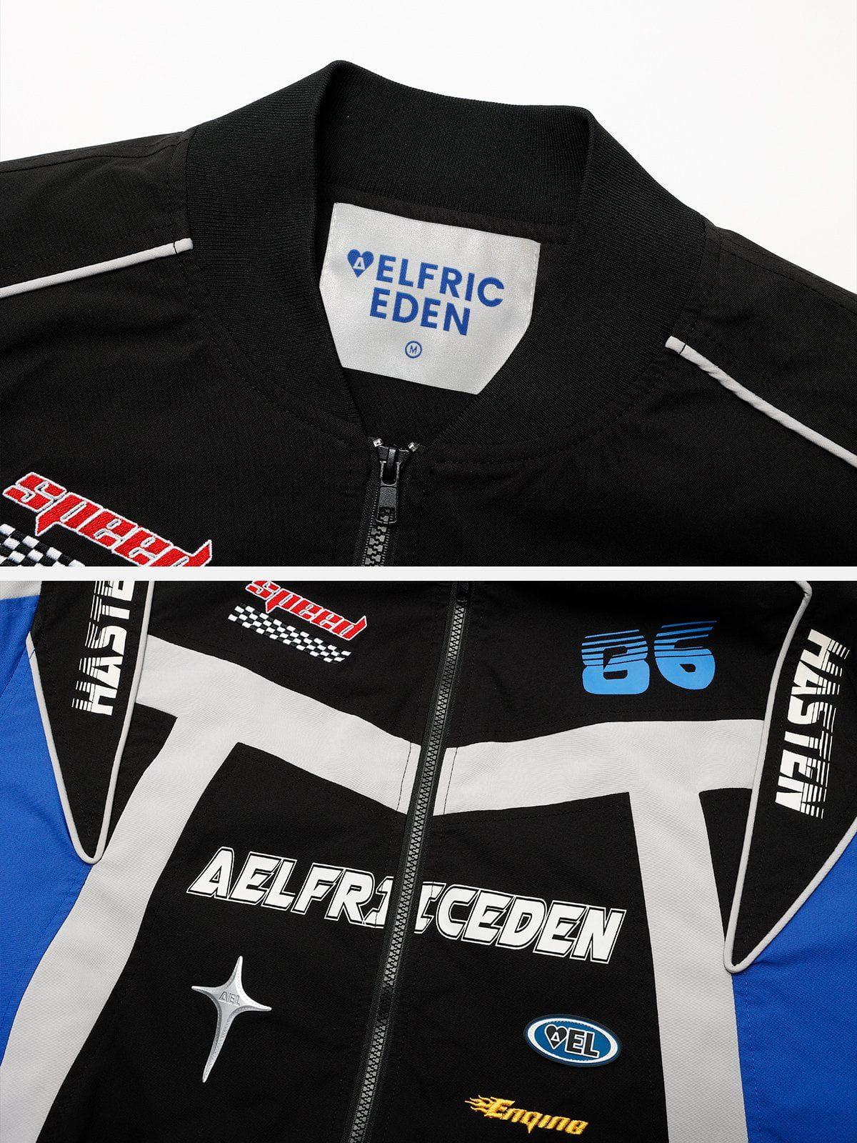 Aelfric Eden Color Block Racing Coat Product Image