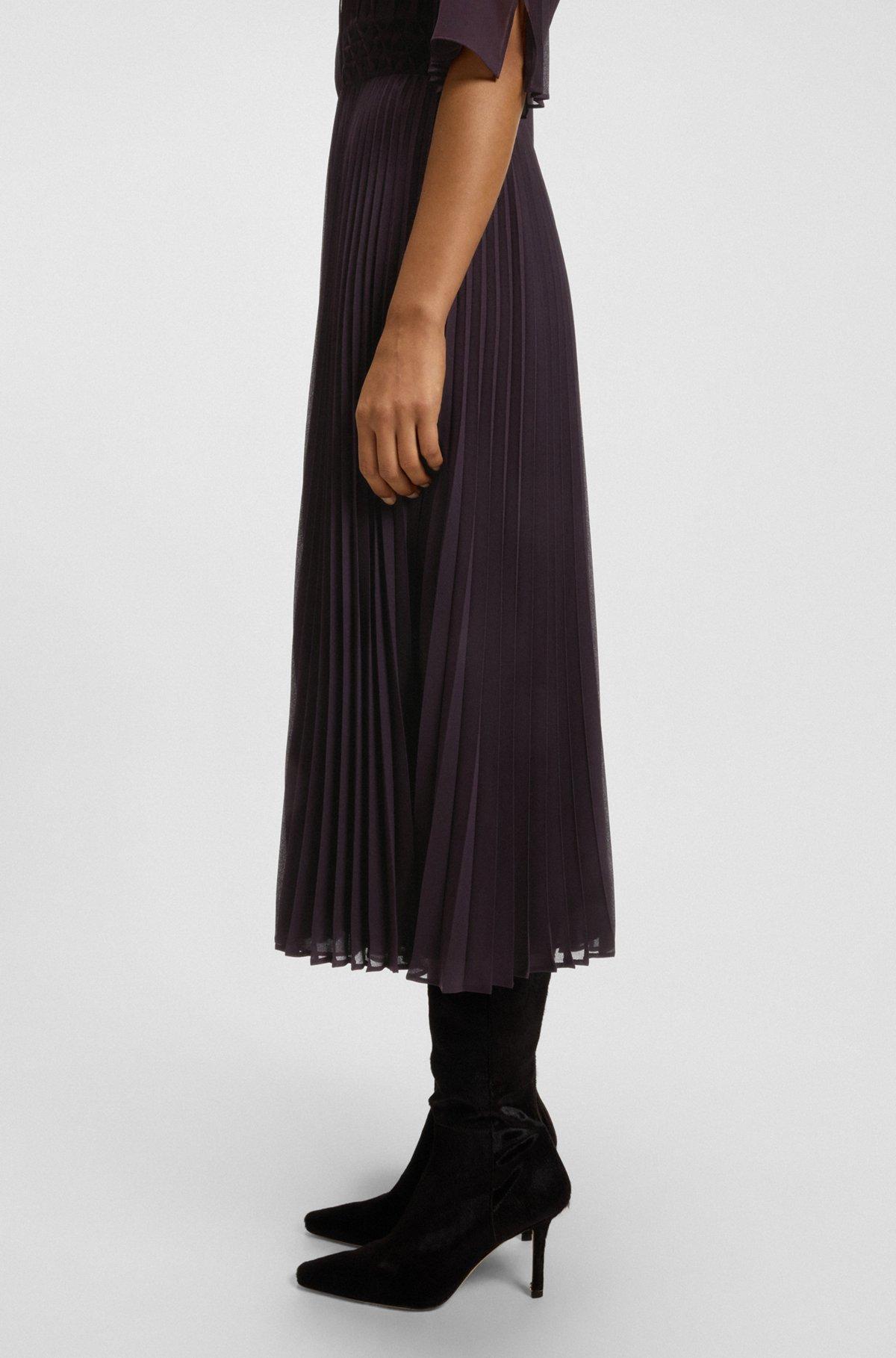 Plissé dress with waistband smocking Product Image