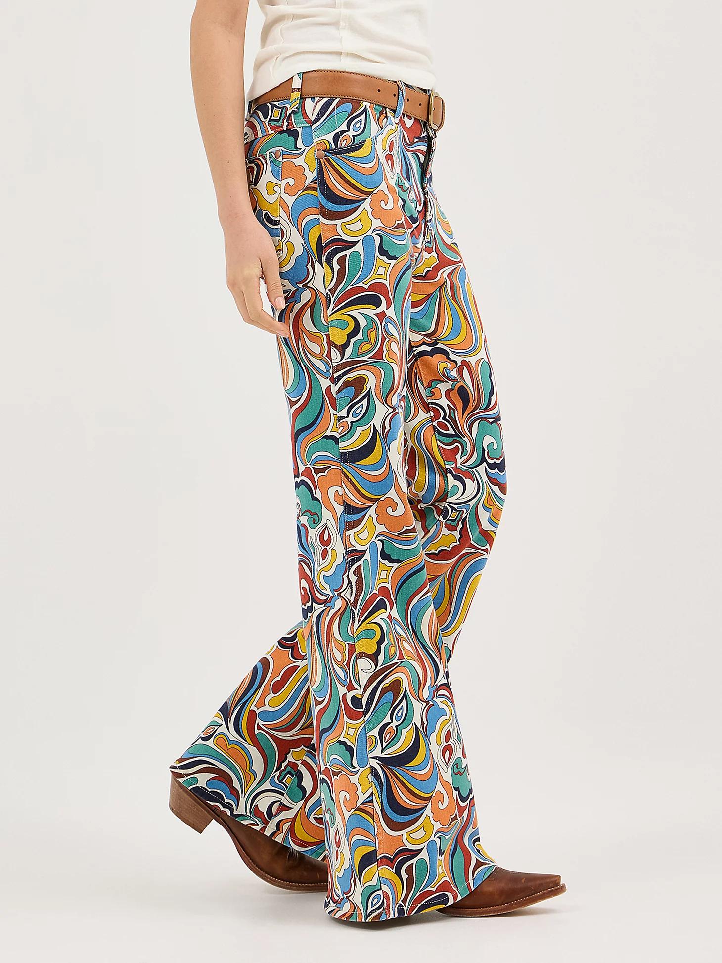 Women's Print Flare Jean | Women's JEANS | Wrangler® Product Image
