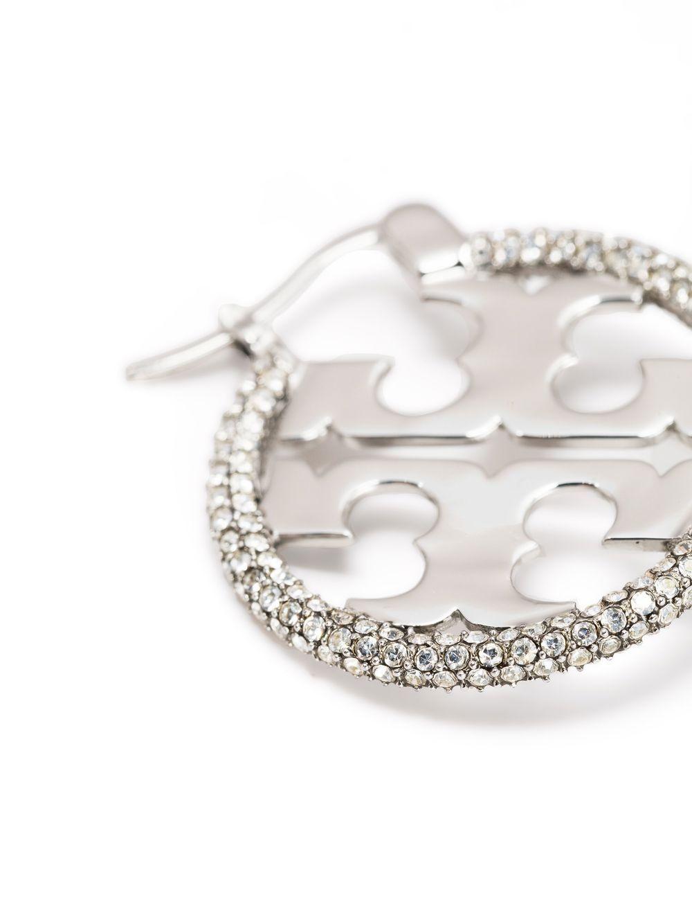 logo round earrings Product Image