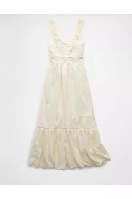 AE Catie Corset Crochet Midi Dress Women's Product Image