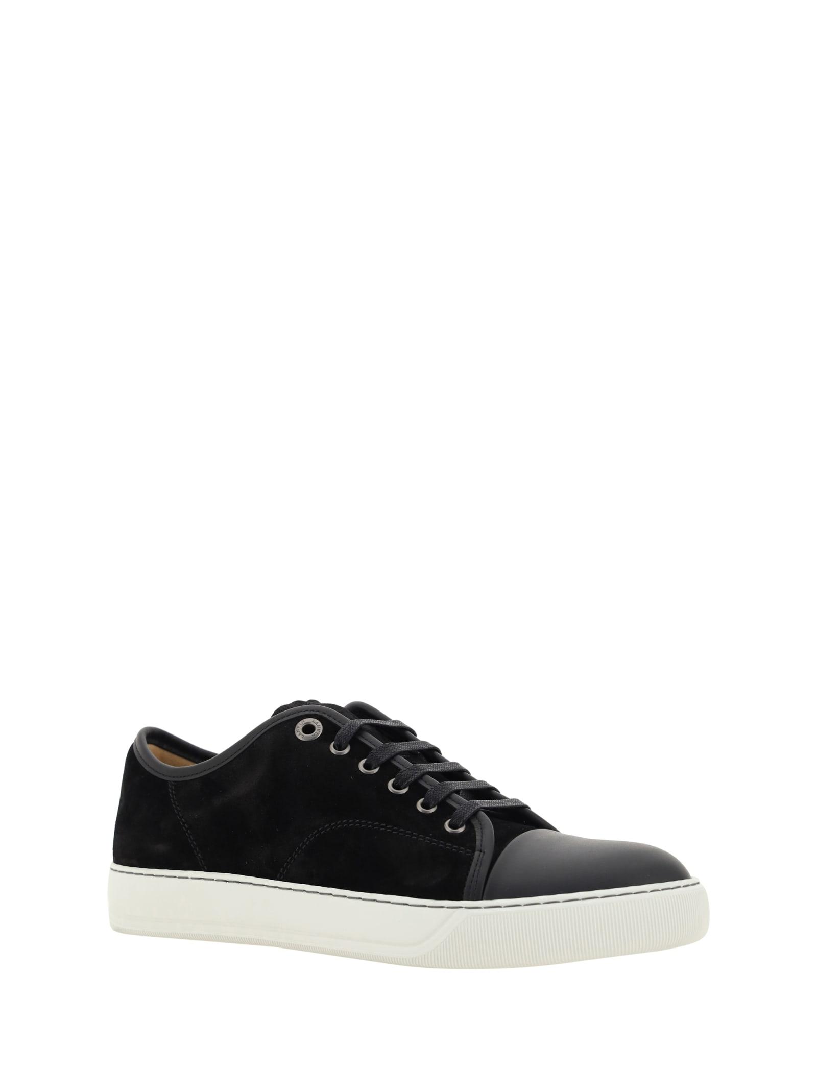 Black DBB1 Suede & Patent Leather Sneakers Product Image