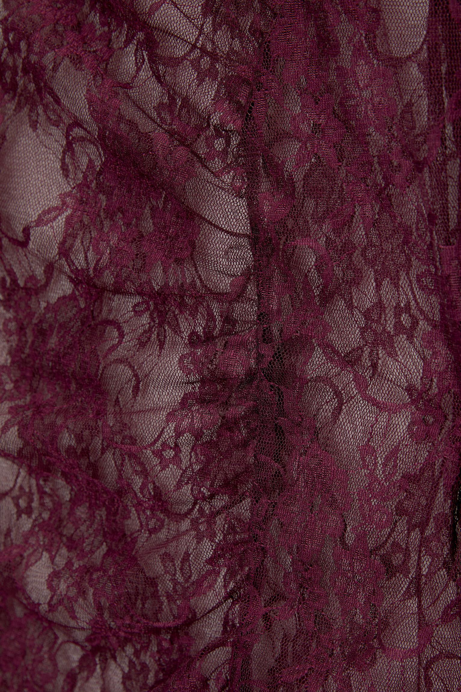 Lace top with gathered detail Product Image