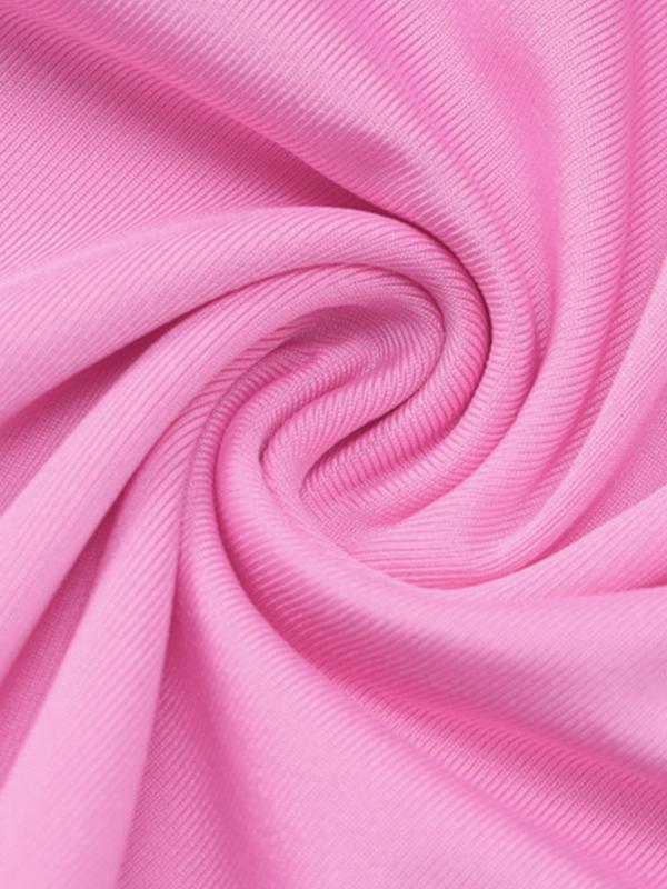 Tie Strap Ruffle Bodycon Mini Dress Product Image