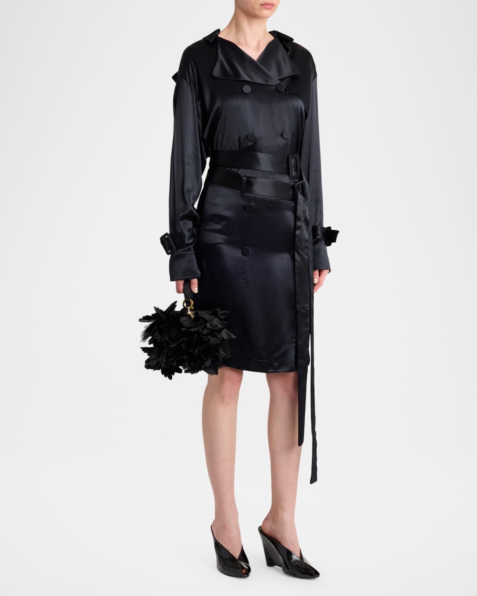 Floral Applique Leather Wristlet Product Image