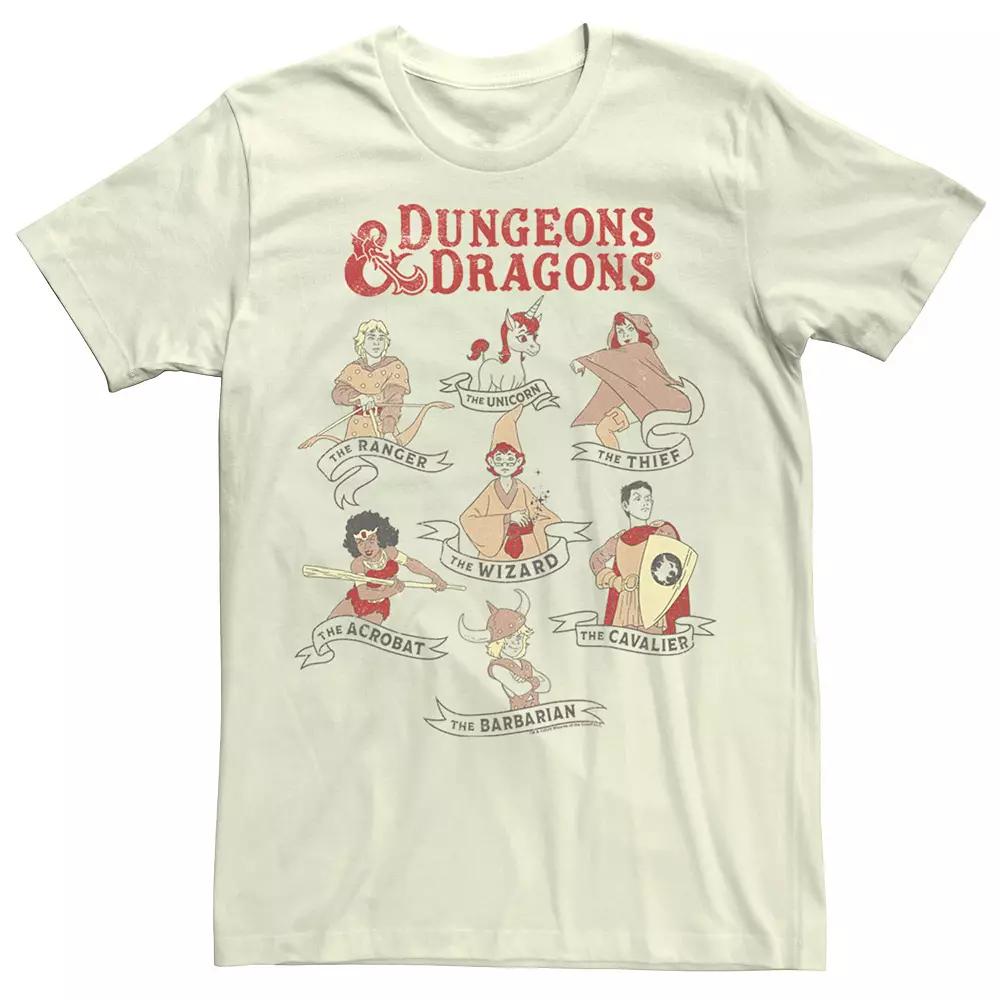 Men's Dungeons & Dragons Textbook Players Poster Tee,  Product Image