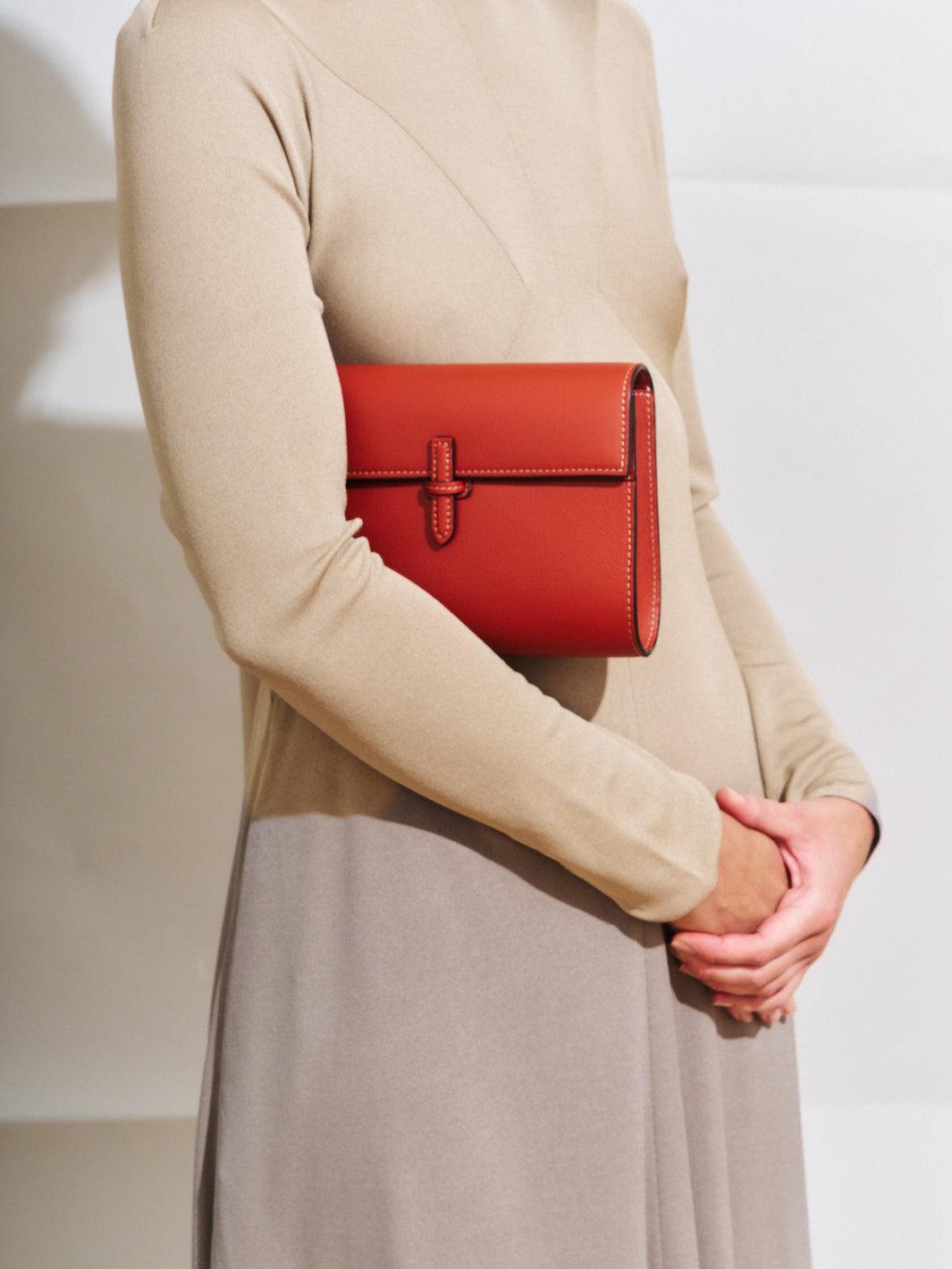 The Small Soft Clutch in Nappa Product Image