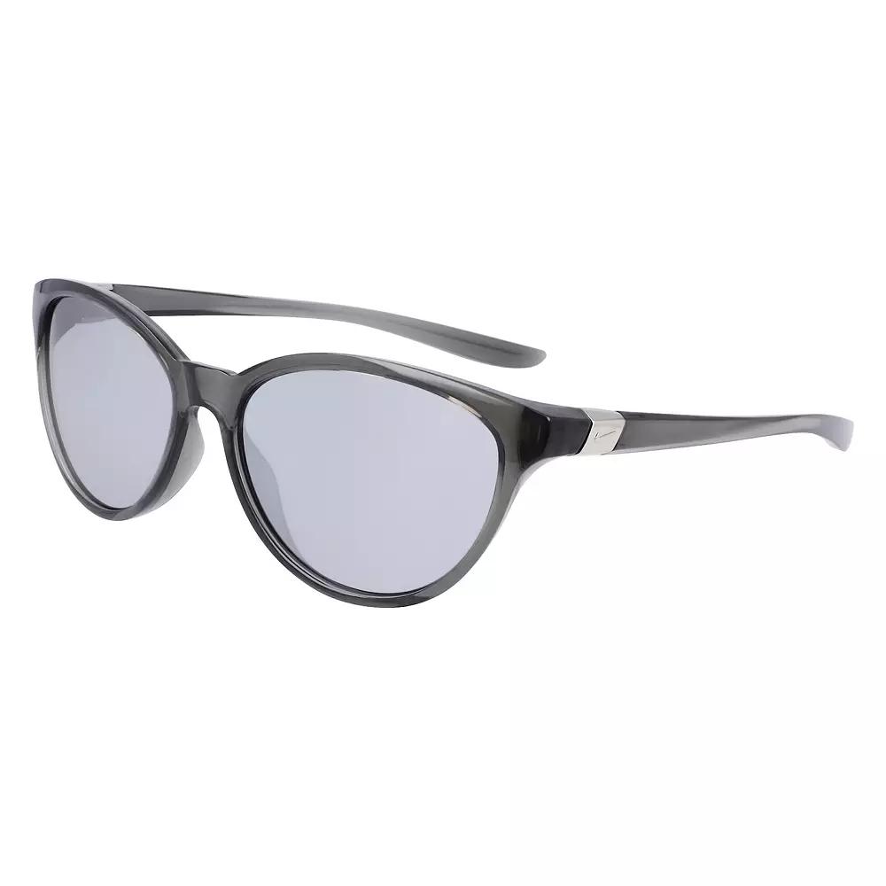 Women's Nike City Persona 57mm Cat Eye Sunglasses, Grey Silver Product Image