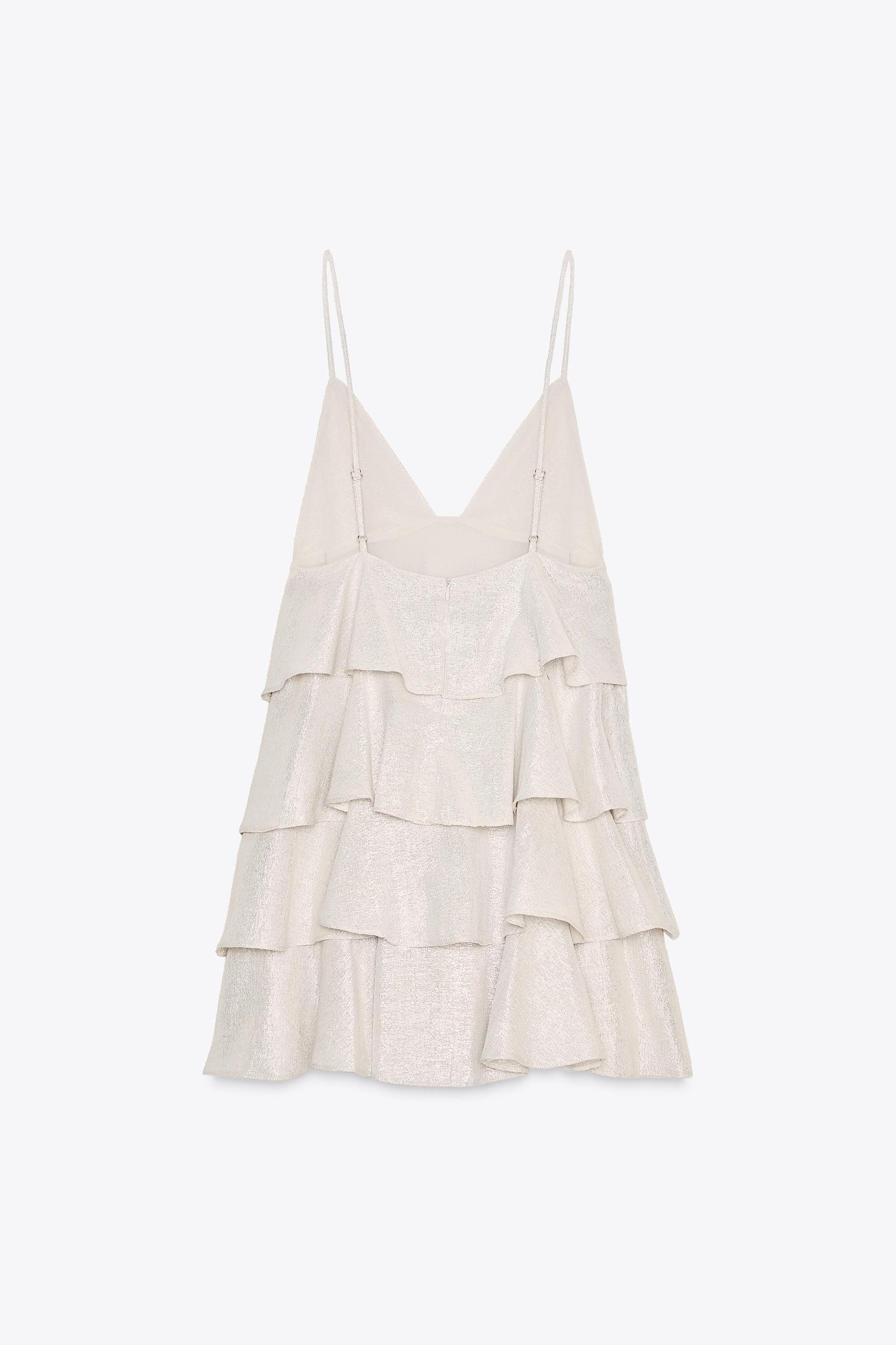 RUFFLED SHORT DRESS Product Image