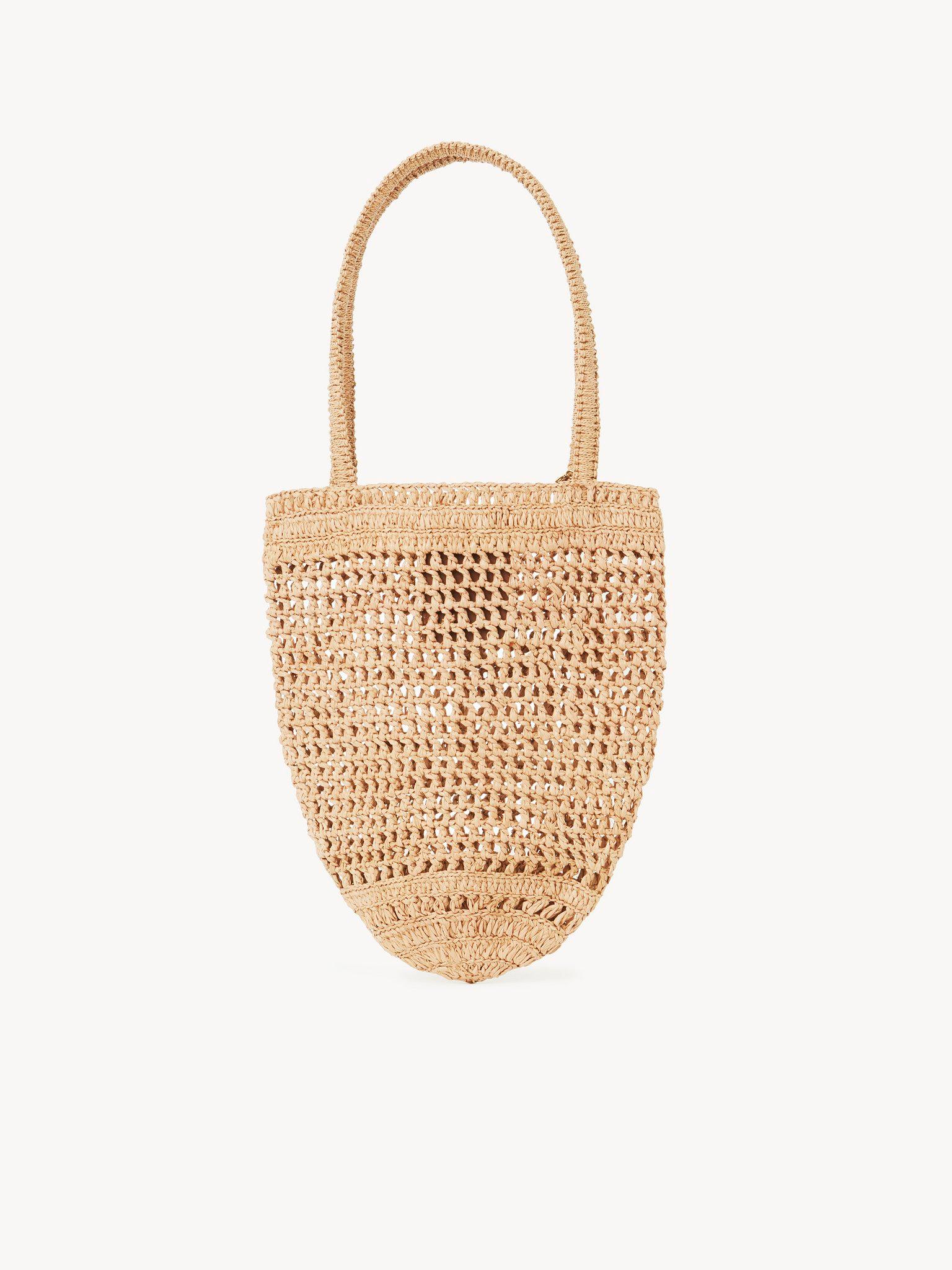 Small Summer Banana tote bag in raffia Product Image