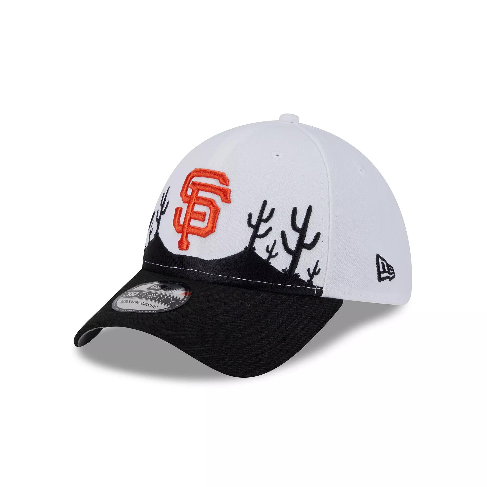 Mens New Era /Black San Francisco Giants 2025 Spring Training Landscape 39THIRTY Flex Hat Product Image