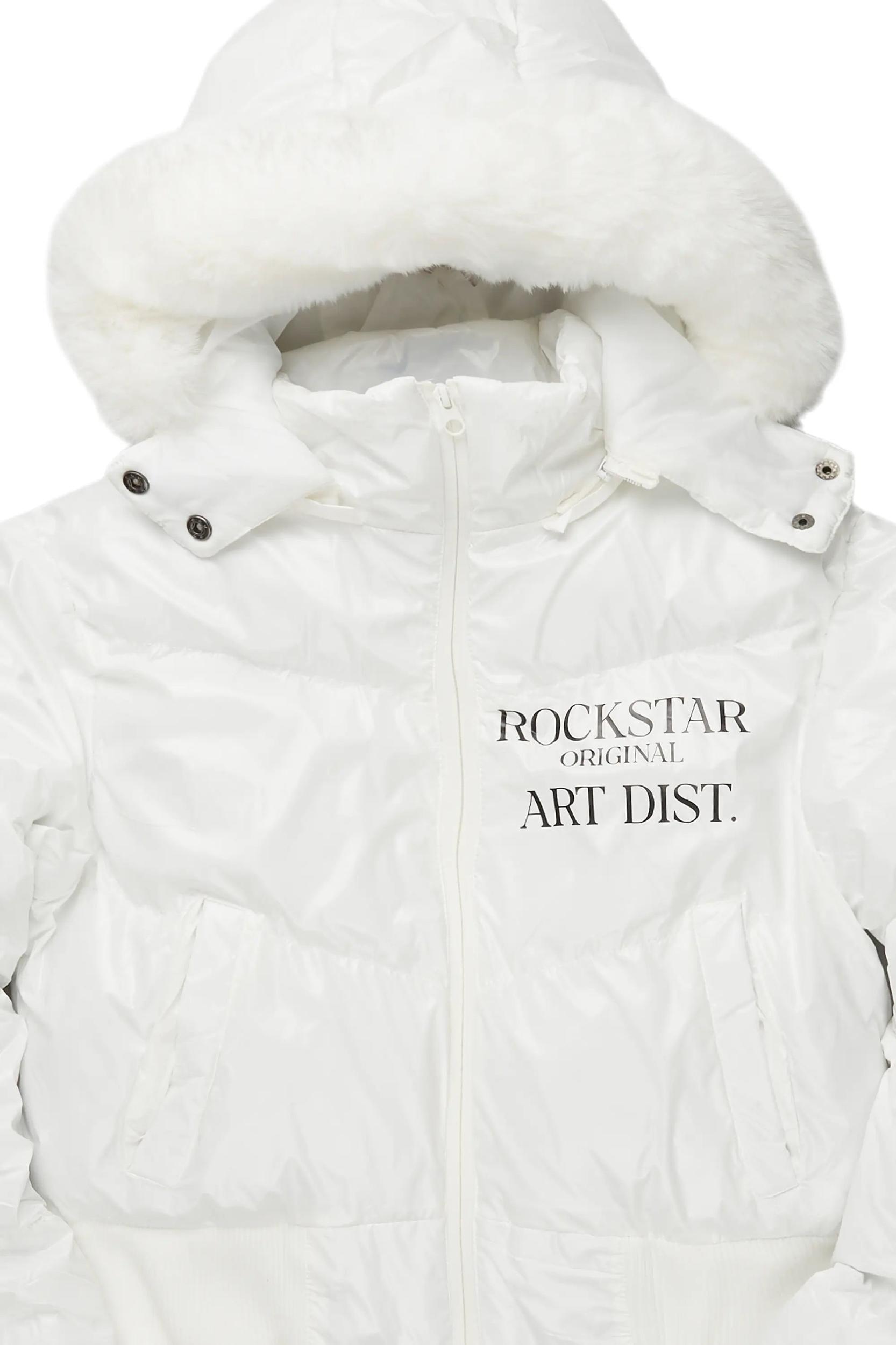 Destina White Puffer Jacket Female Product Image