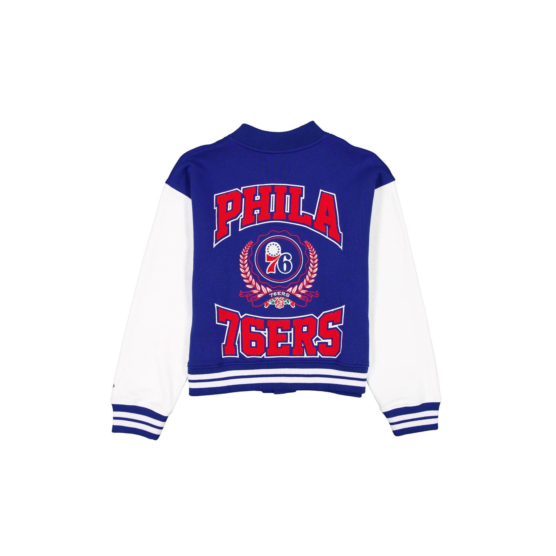 Philadelphia 76ers Throwback Prep Women's Jacket Female Product Image