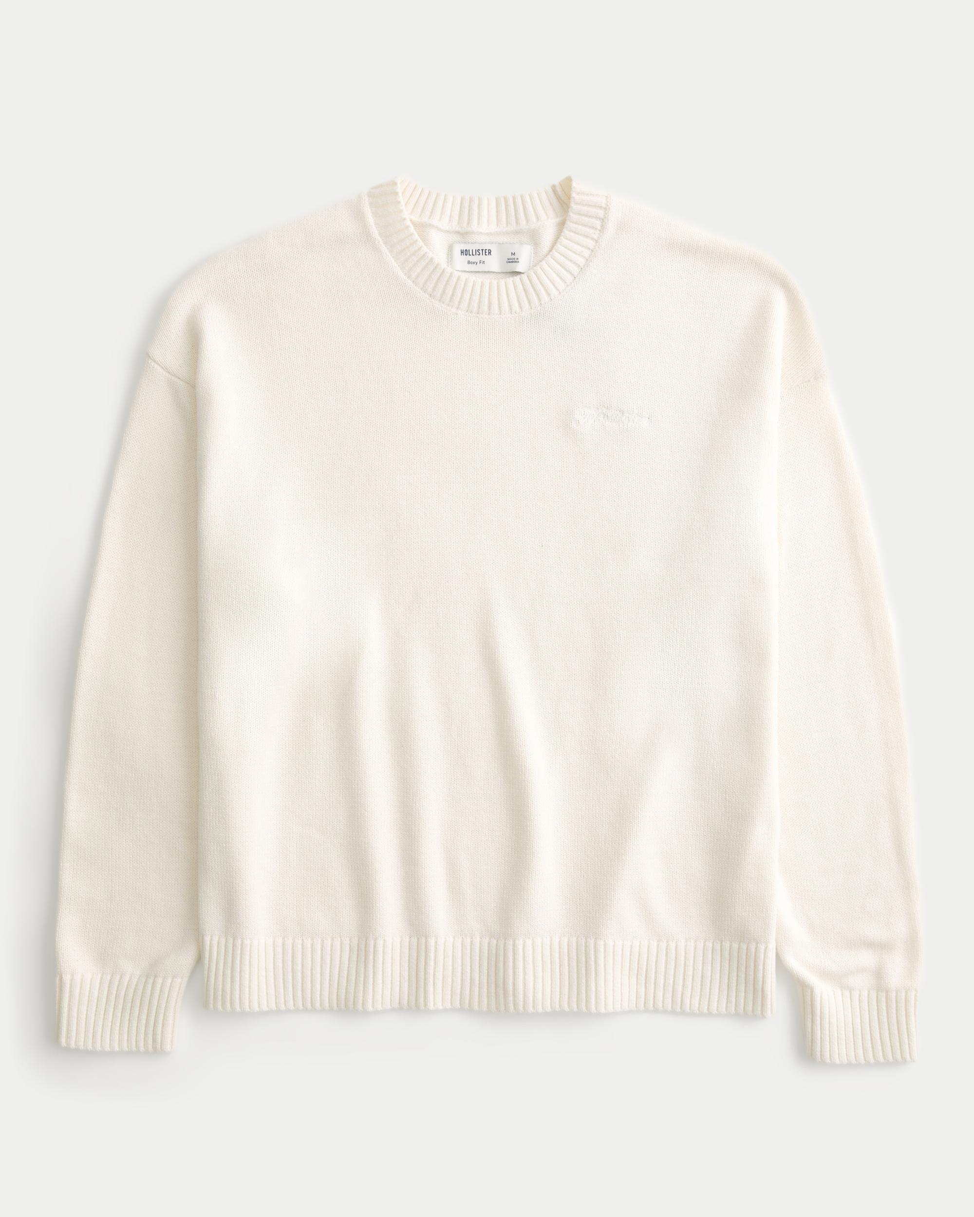 Boxy Logo Crew Sweater Product Image
