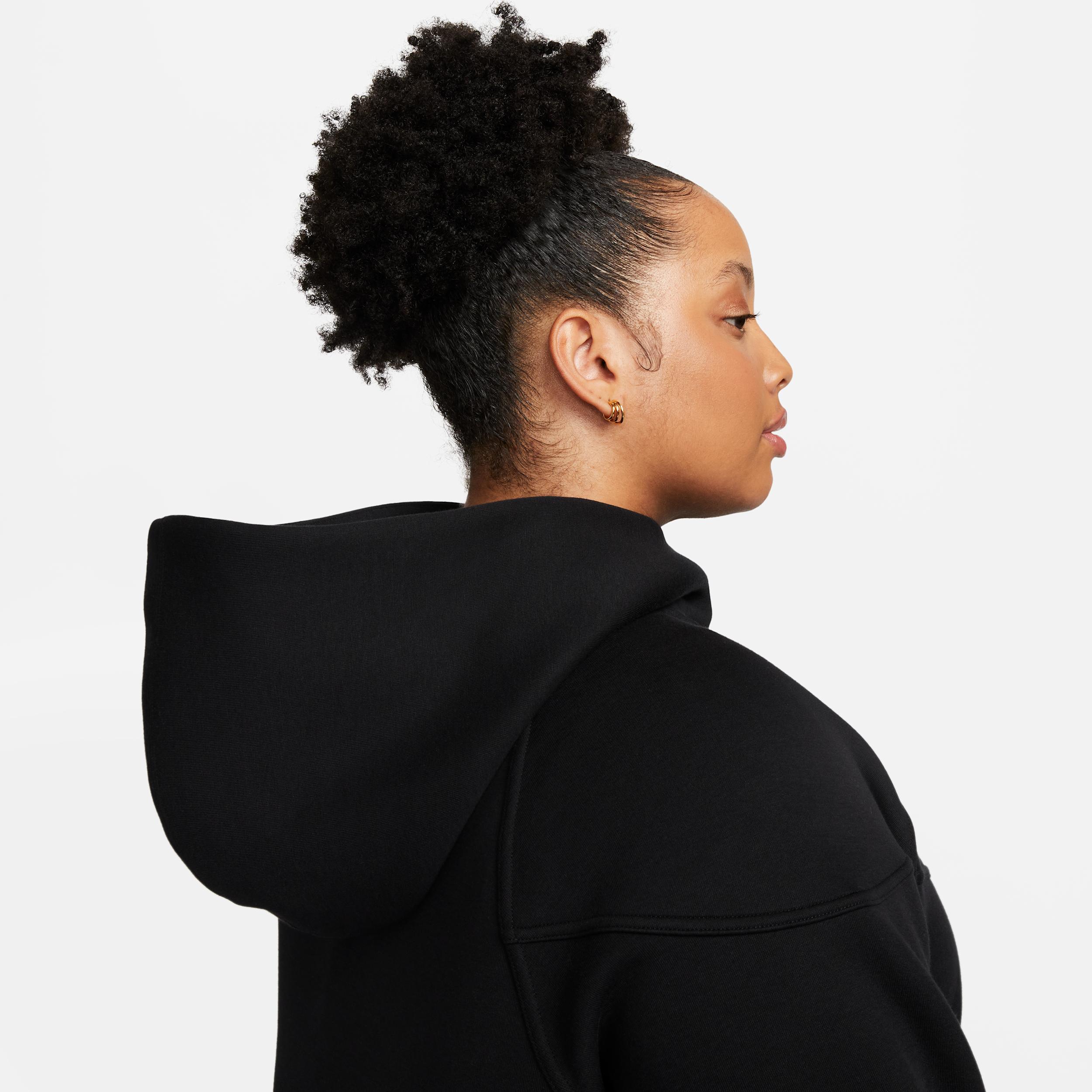 Womens Nike Sportswear Tech Fleece Windrunner Full-Zip Hoodie (Plus Size) | FB8340-010 Product Image