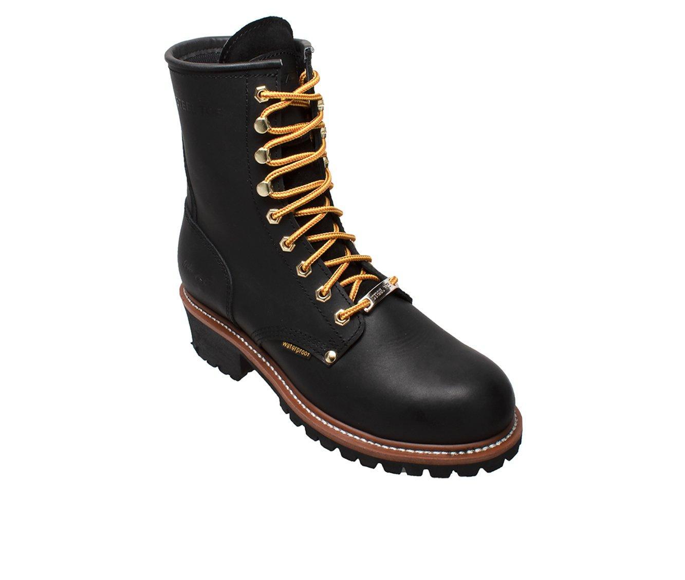 Men's AdTec 9" Waterproof Logger Oiled Work Boots Product Image
