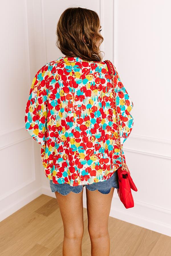 Fiesta On The Square Shift Top Product Image