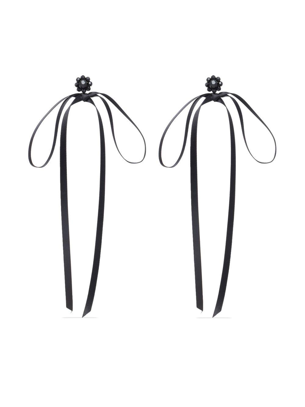 ribbon-bow earrings Product Image