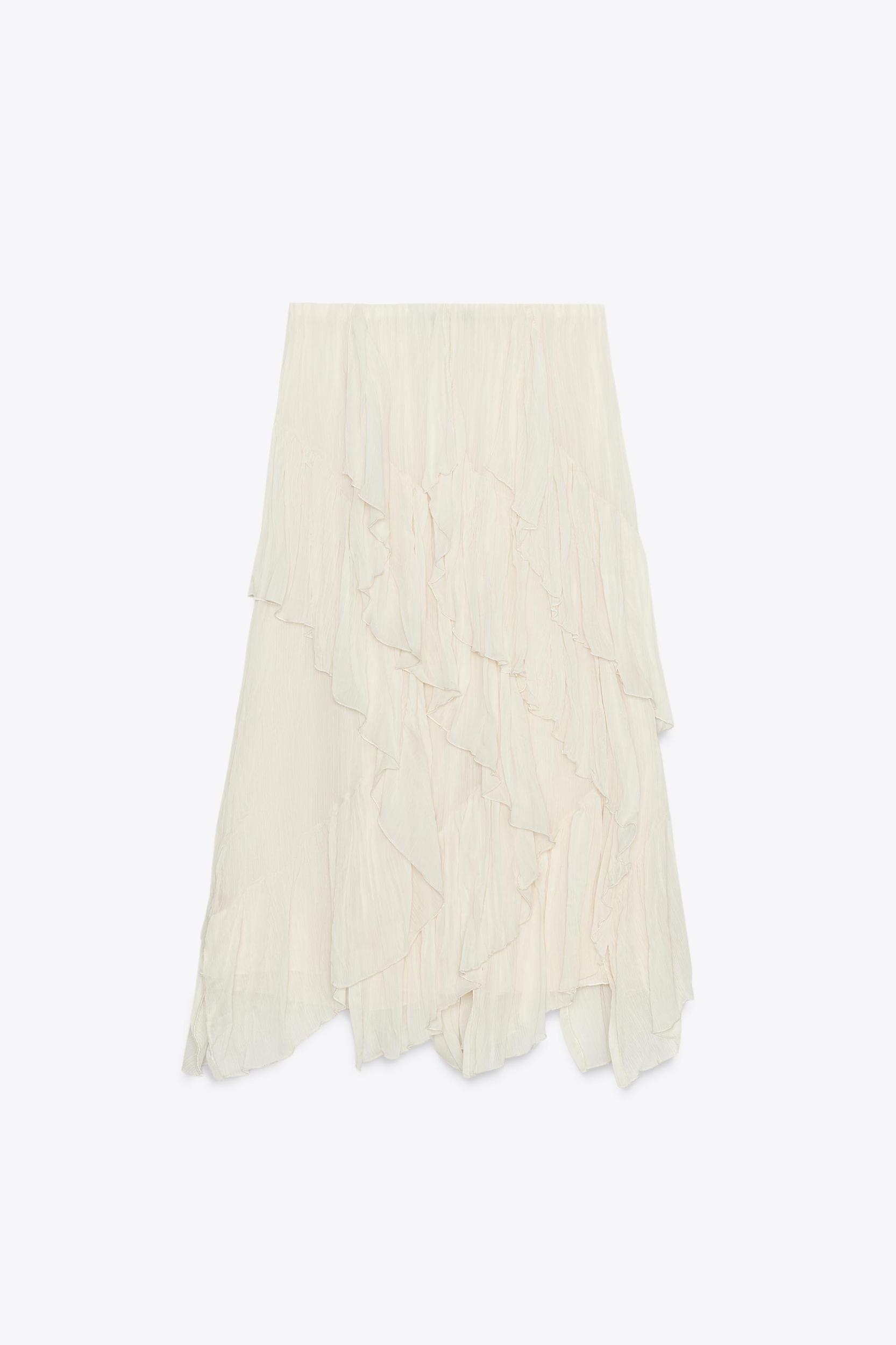 ZW COLLECTION COTTON GAUZE SKIRT Product Image