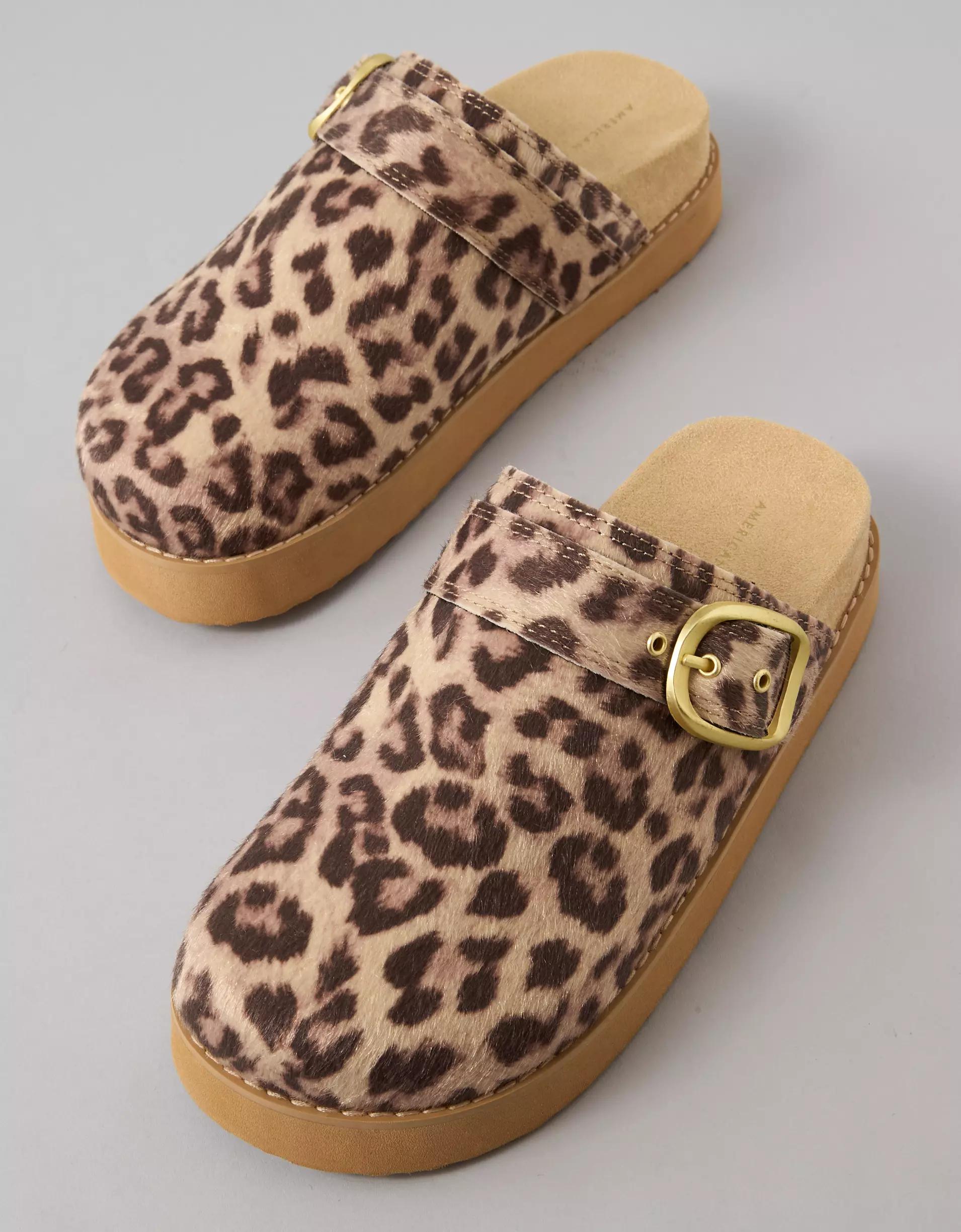 AE Leopard Platform Clog Product Image
