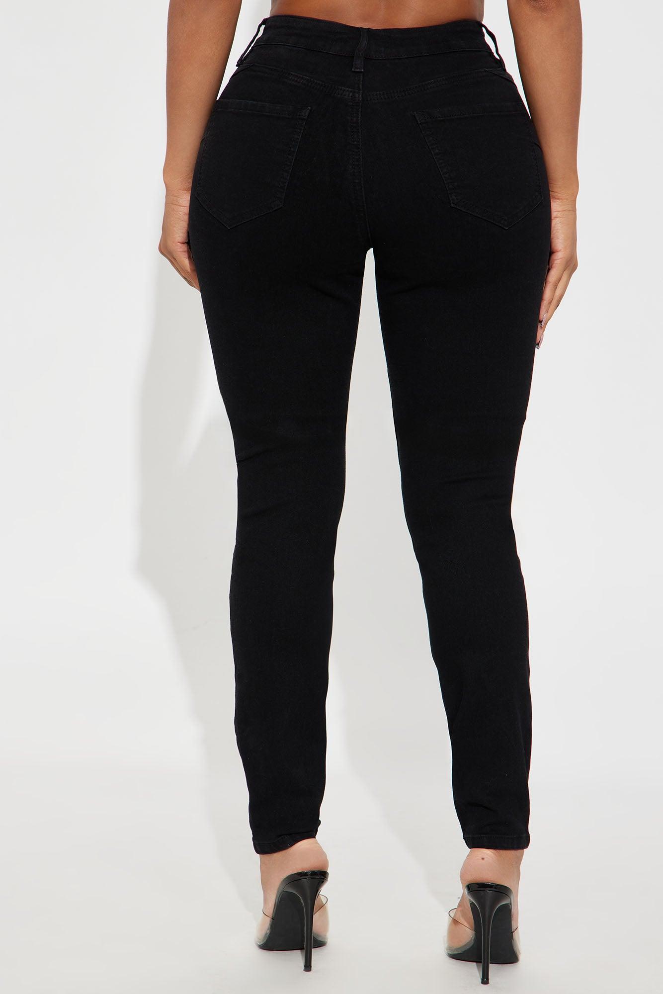Tall Vibe Check Curvy Stretch Skinny Jeans - Black Female Product Image