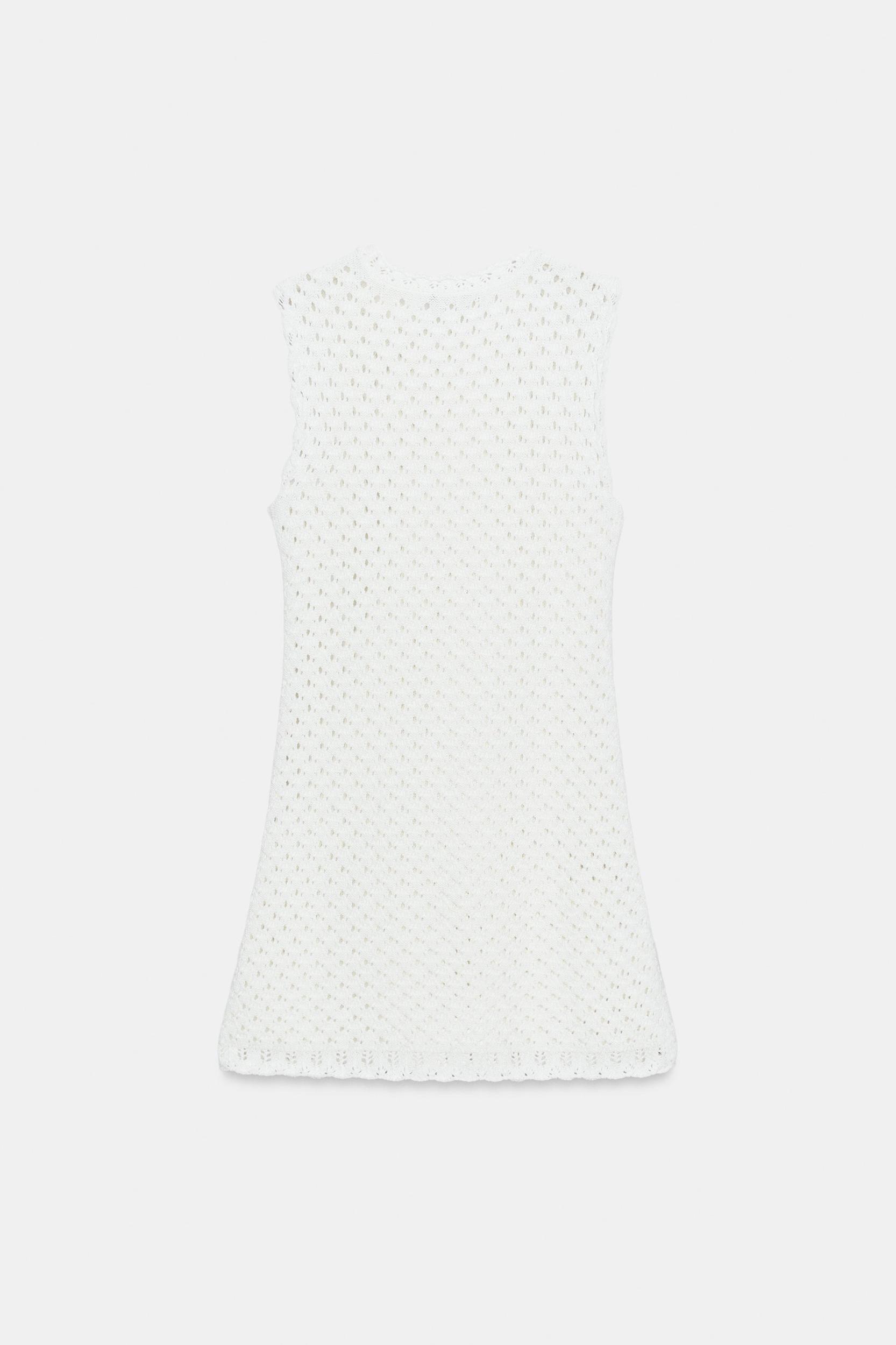 POINTELLE KNIT MINI DRESS Product Image