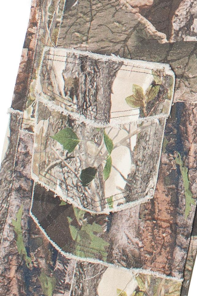 Patchwork Woodland Camo Jeans Product Image