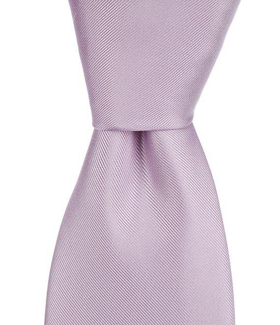 Tre Vero Solid 3#double; Narrow Silk Tie Product Image