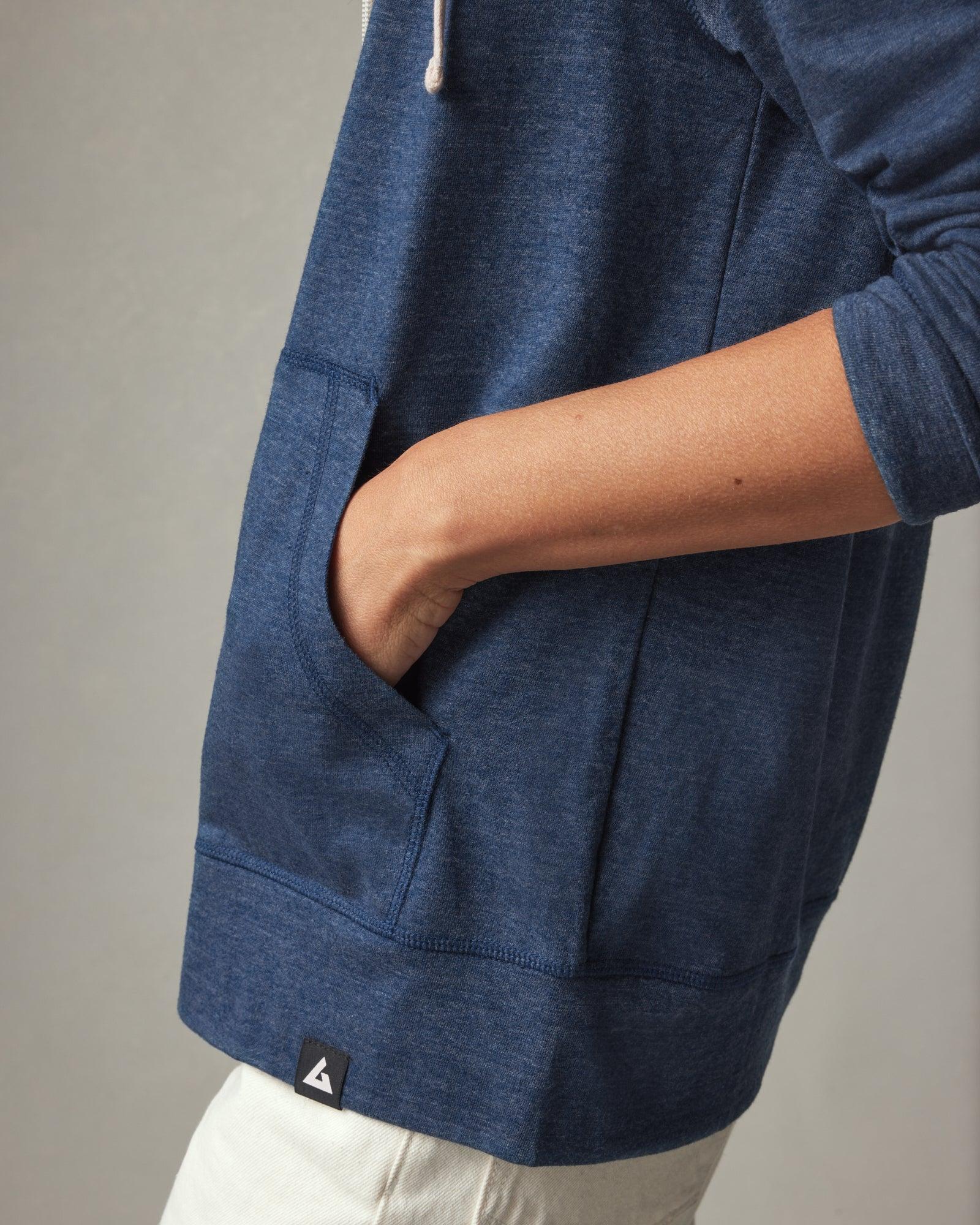 Women's Lightweight Full Zip - Atlantic Blue Heather Female Product Image