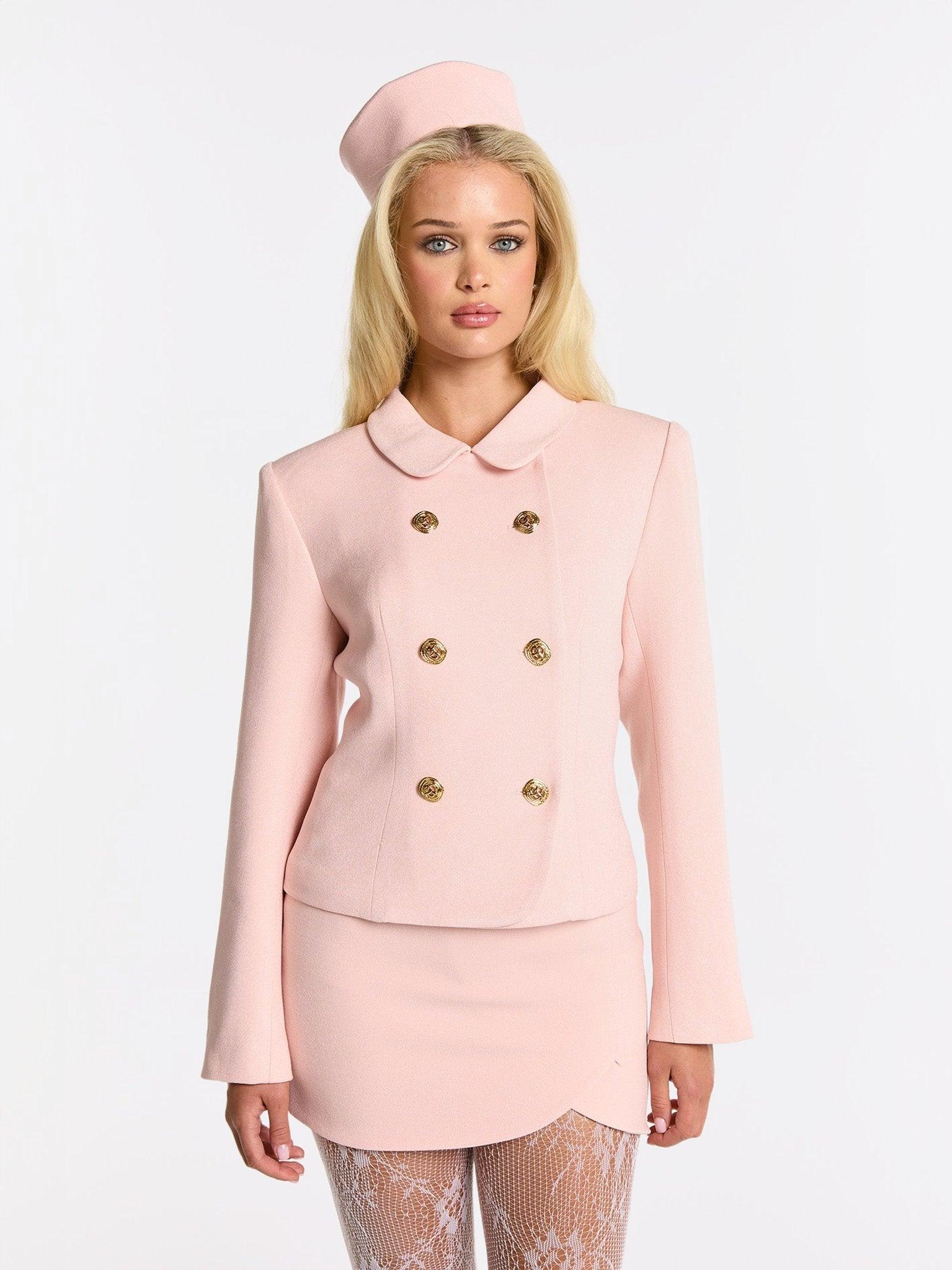 Chloe Blazer (Beige) (Final Sale) Product Image